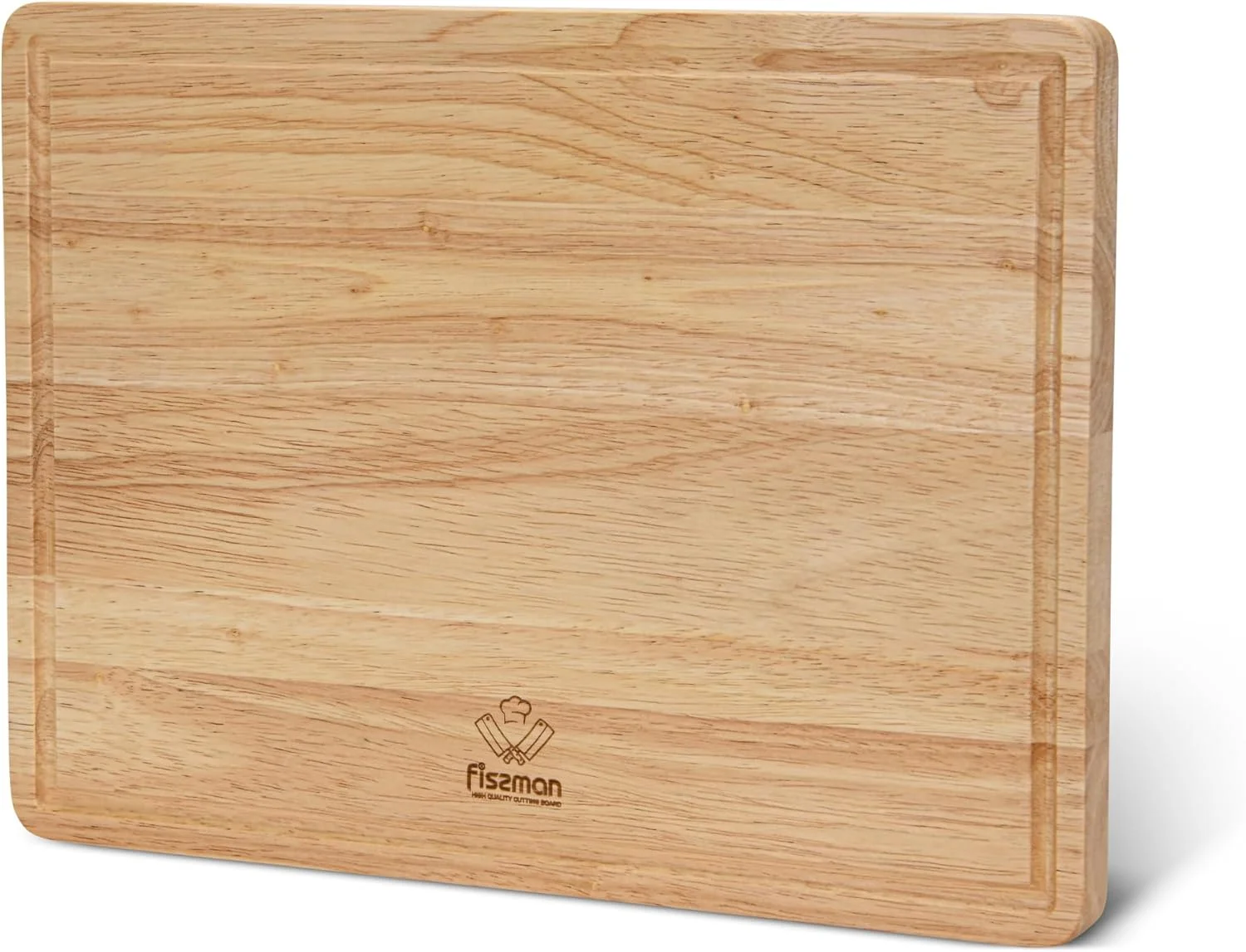 تخته برش مستطیلی فیسمن 38x27 سانتی متر، تخته خردکن چوبی 1.5 سانتی متر ضخامت | تخته برش چوبی Hevea با شیار آبمیوه | تخته خردکن ضد باکتری برای گوشت، میوه ها، سبزیجات تخته برش مستطیلی فیسمن 38x27 سانتی متر، تخته خردکن چوبی 1.5 سانتی متر ضخامت | تخته برش چوبی Hevea با شیار آبمیوه | تخته خردکن ضد باکتری برای گوشت، میوه ها، سبزیجات