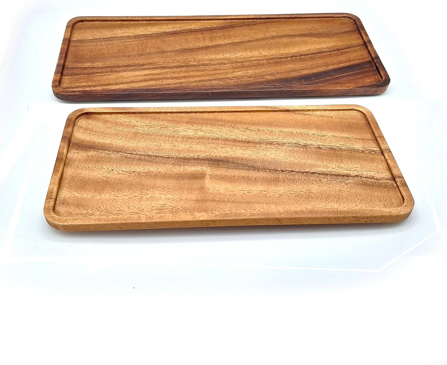 ست تخته سرو چوبی Green Novice، 30x12 سانتی متر و 25x12 سانتی متر، ارتفاع 1.2 سانتی متر