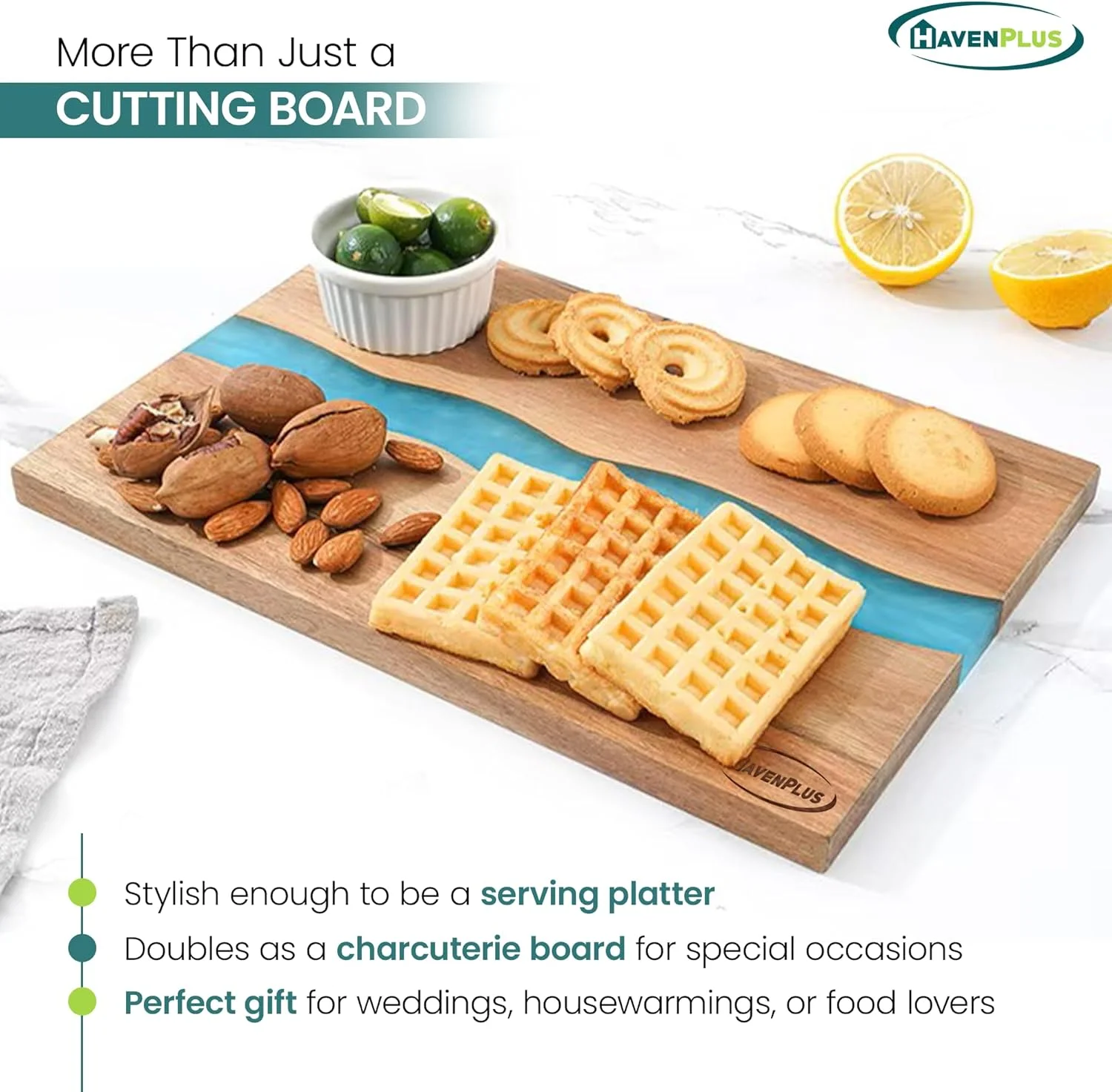 تخته برش لوکس چوب آبنوس خالص و رزین – ایمن برای مواد غذایی، ضد باکتری، محافظ تیغه چاقو – تخته سرو و پذیرایی – بادوام، مقاوم در برابر رطوبت، سازگار با محیط زیست – مناسب هدیه تخته برش لوکس چوب آبنوس خالص و رزین – ایمن برای مواد غذایی، ضد باکتری، محافظ تیغه چاقو – تخته سرو و پذیرایی – بادوام، مقاوم در برابر رطوبت، سازگار با محیط زیست – مناسب هدیه