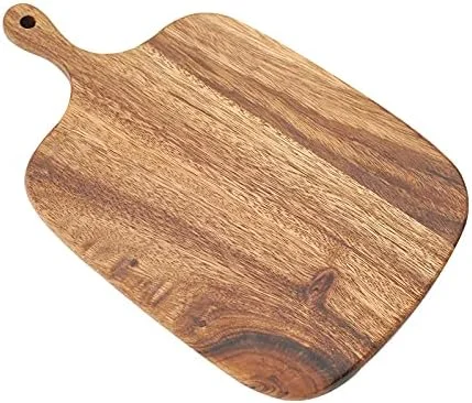 تخته سرو چوبی HUFFA برای سرو پنیر، نان، ساندویچ، پیش غذا و تخته برش چوبی با دسته