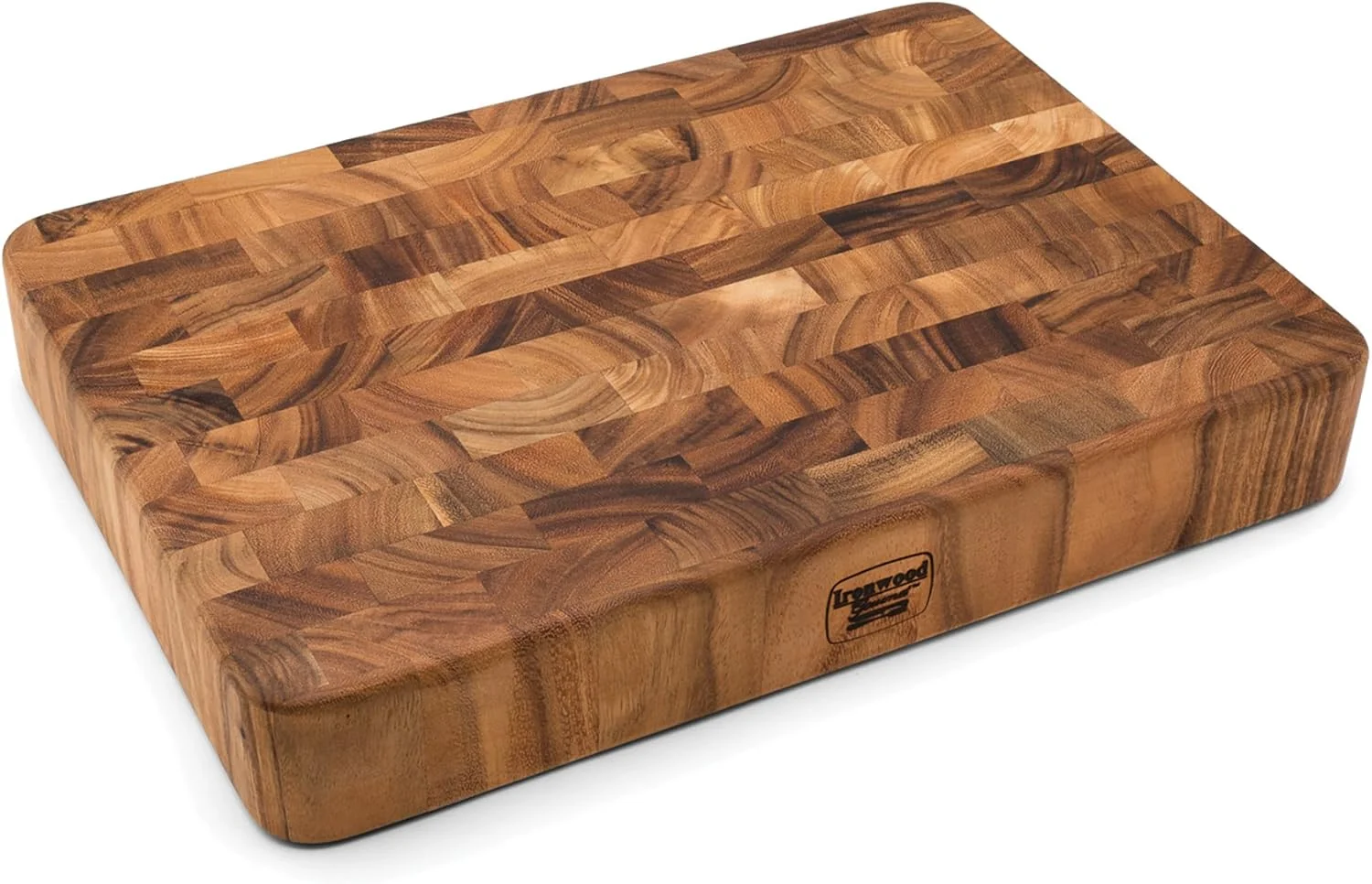 تخته گوشت چوبی مستطیلی Ironwood Gourmet، قهوه ای، 35.5 در 50.8 در 7 سانتیمتر تخته گوشت چوبی مستطیلی Ironwood Gourmet، قهوه ای، 35.5 در 50.8 در 7 سانتیمتر