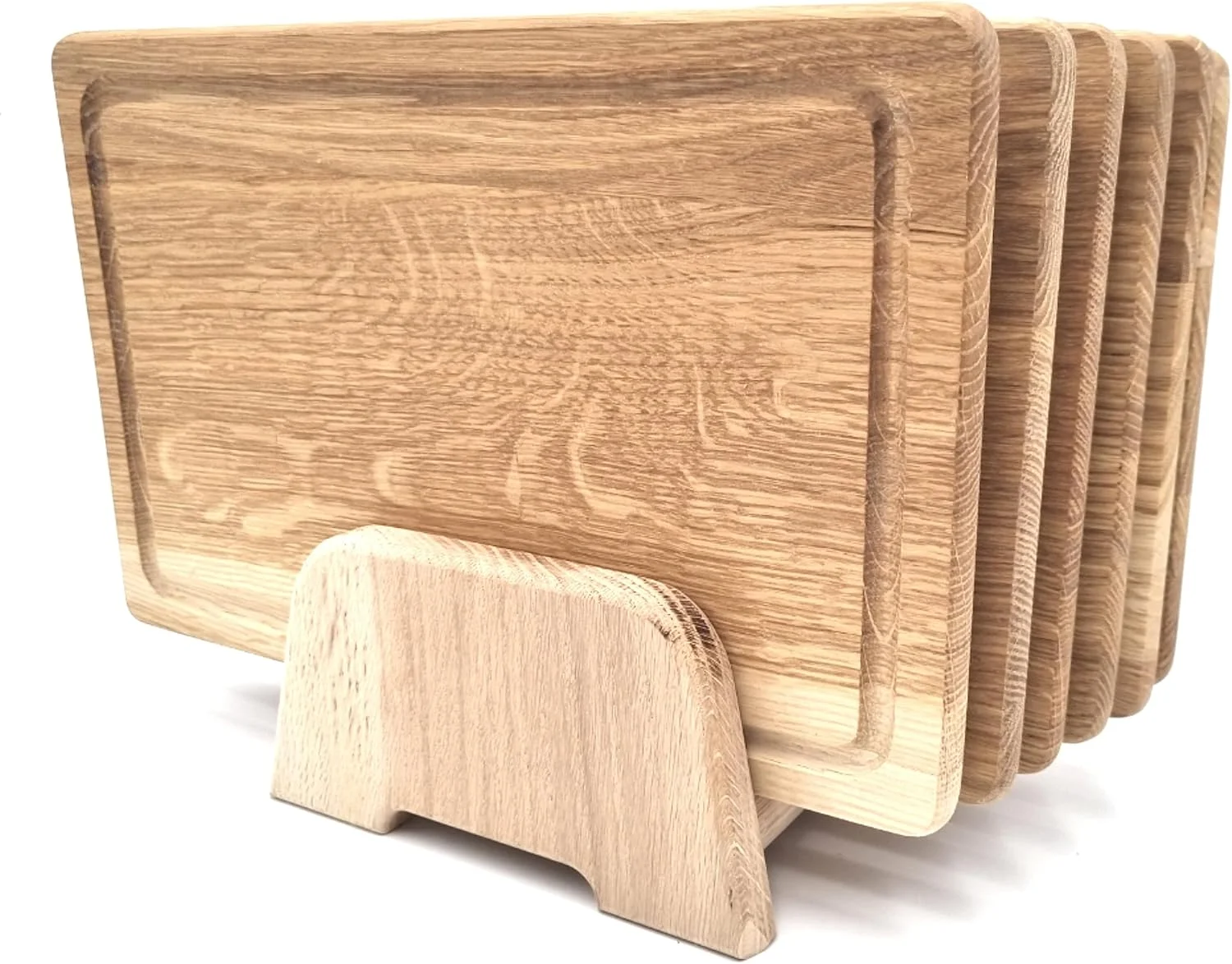 تخته سرو بلوط JOWE | بسته 6 عددی تخته چوبی ساخته شده از چوب بلوط 30 x 20 سانتی متر | تخته سرو مستطیلی چوبی | ساخت اتریش