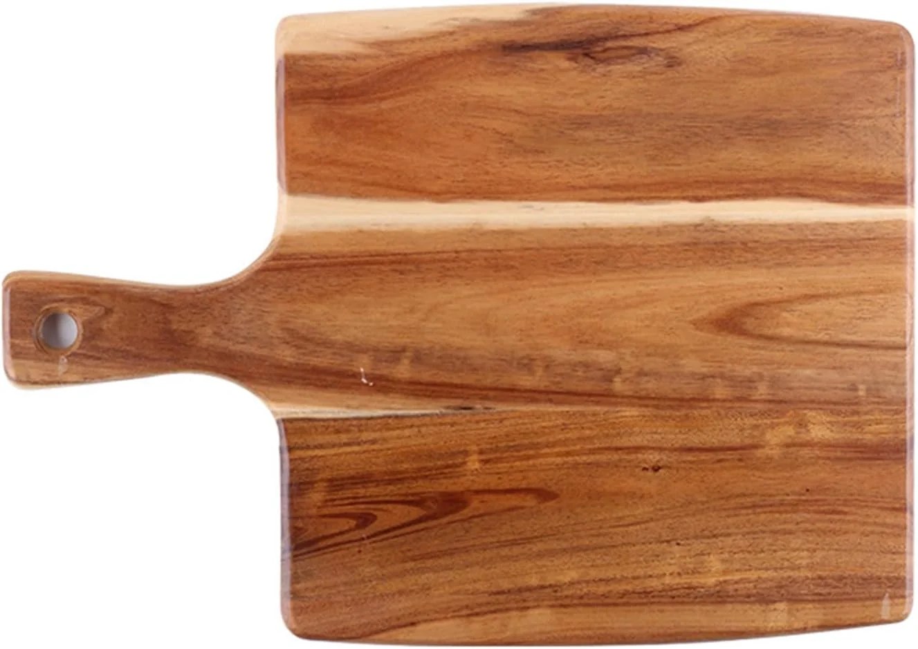 تخته برش چوبی برای آشپزخانه، تخته خردکن و تخته سرو، تخته سرو چوبی با دسته، ایده آل برای پنیر، پیتزا، گوشت، نان، شیرینی، میوه ها، سبزیجات، الف تخته برش چوبی برای آشپزخانه، تخته خردکن و تخته سرو، تخته سرو چوبی با دسته، ایده آل برای پنیر، پیتزا، گوشت، نان، شیرینی، میوه ها، سبزیجات، الف