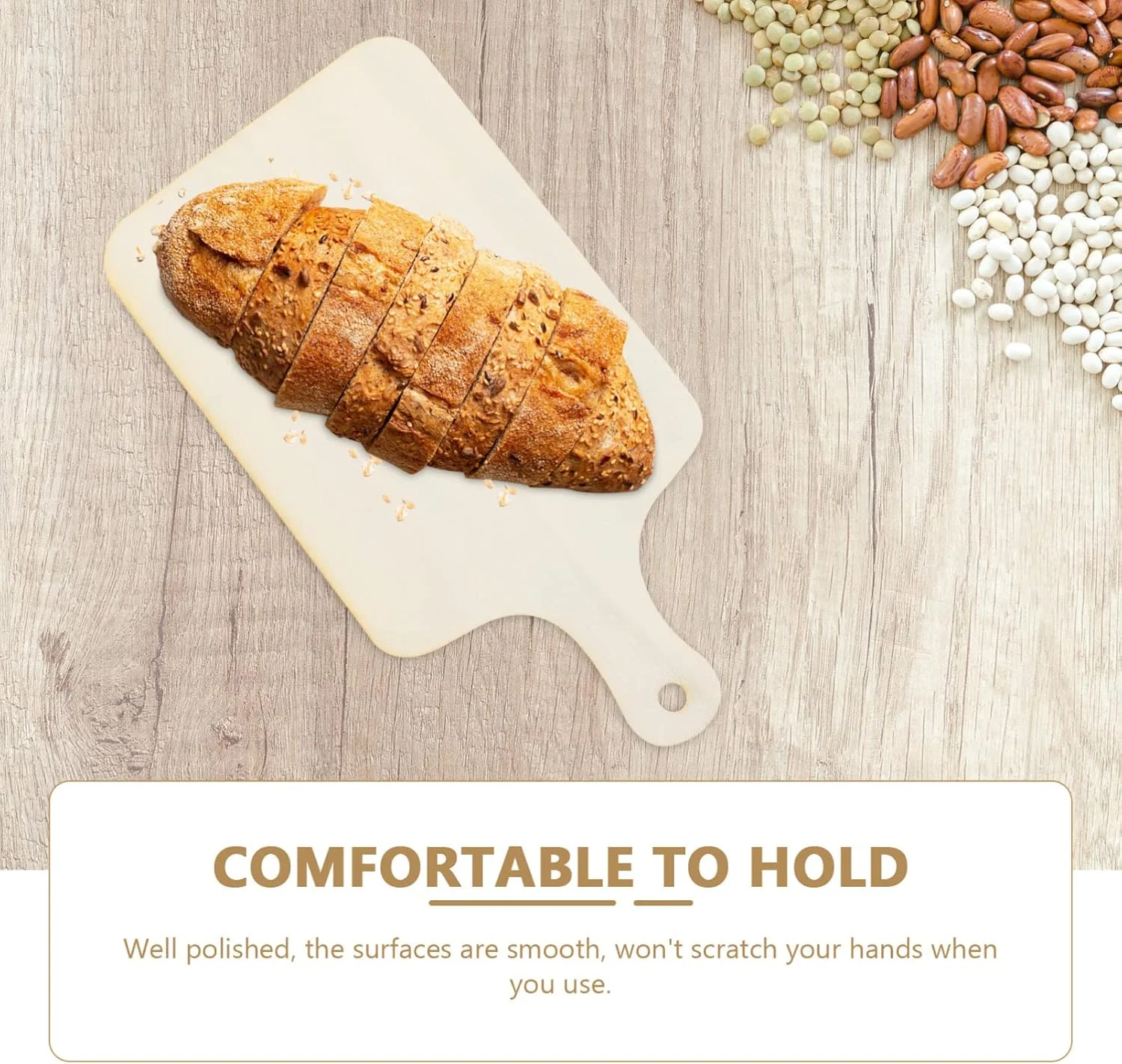 میلیستن سینی سبزیجات 2 عدد تخته برش پارویی چوبی با دسته تخته برش کوچک چوبی تخته نان خالی سینی سرو چوبی با دسته برای سینی کریسمس آشپزخانه منزل