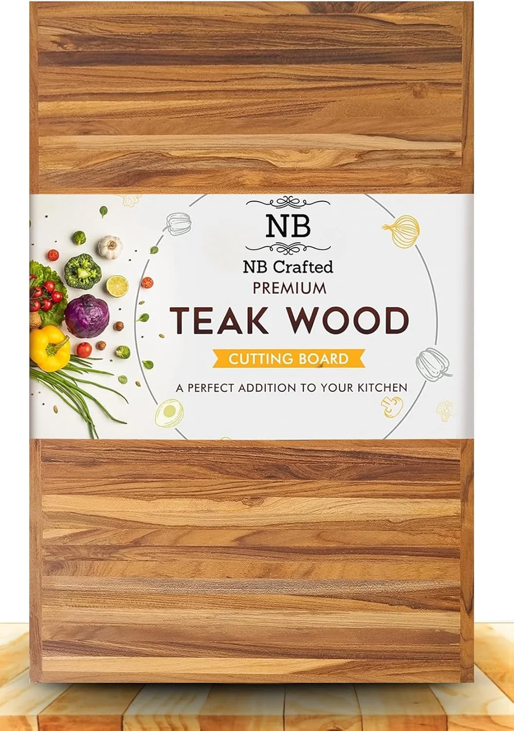 تخته برش چوبی برای آشپزخانه، منزل، رستوران ها، هتل مناسب برای خرد کردن سبزیجات و میوه ها، اندازه - 30 x 20 x 2 سانتی متر (بسته 1 عددی)