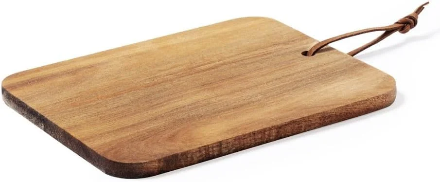 ست ۶ عددی تخته صبحانه، تخته اسنک، بشقاب نان، تخته خردکن، تخته سرو چوبی ۲۰ در ۱۵ سانتی متر با آویز