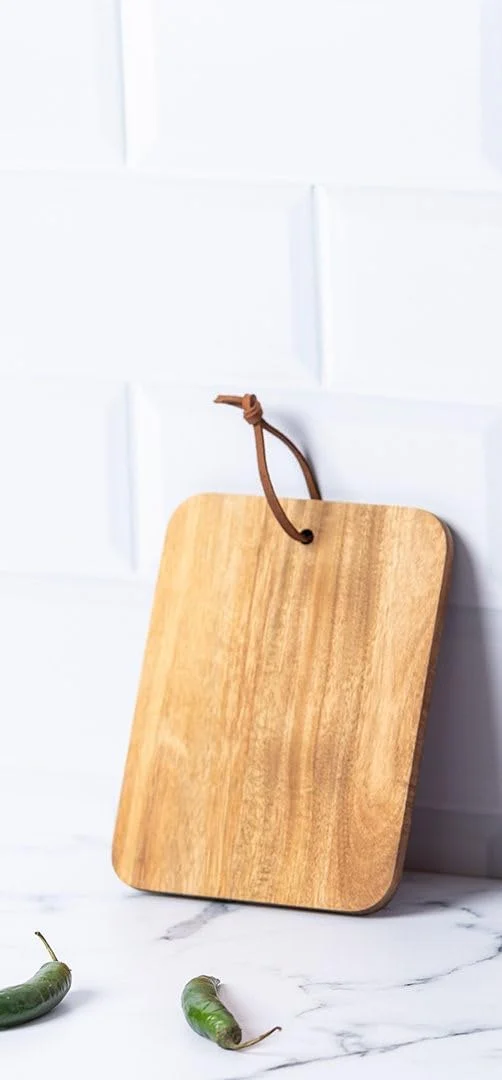 ست ۶ عددی تخته صبحانه، تخته اسنک، بشقاب نان، تخته خردکن، تخته سرو چوبی ۲۰ در ۱۵ سانتی متر با آویز