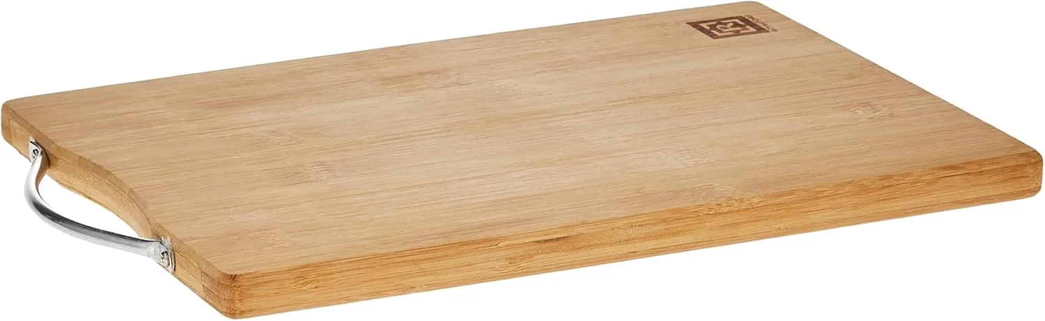 تخته برش بامبو رویال فورد مدل Rf10238، دسته فلزی مقاوم، بادوام و سبک، ضد باکتری، مناسب برای گوشت و سبزیجات، چند رنگ، 32x22x1.6 سانتی متر