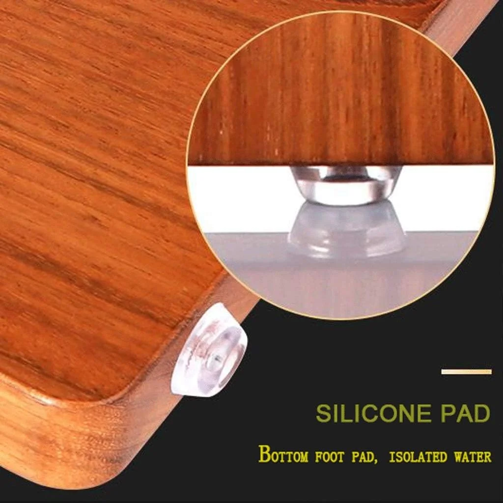 تخته برش چوبی جامد، دو طرفه و تخته خردکن برای آشپزخانه و تخته گوشت برای گوشت و سبزیجات و تخته سرو چوبی با دستگیره استیل سورپرایز کوچک