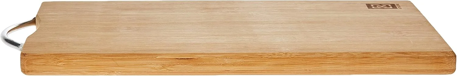 تخته برش بامبو رویال فورد مدل Rf10238، دسته فلزی مقاوم، بادوام و سبک، ضد باکتری، مناسب برای گوشت و سبزیجات، چند رنگ، 32x22x1.6 سانتی متر