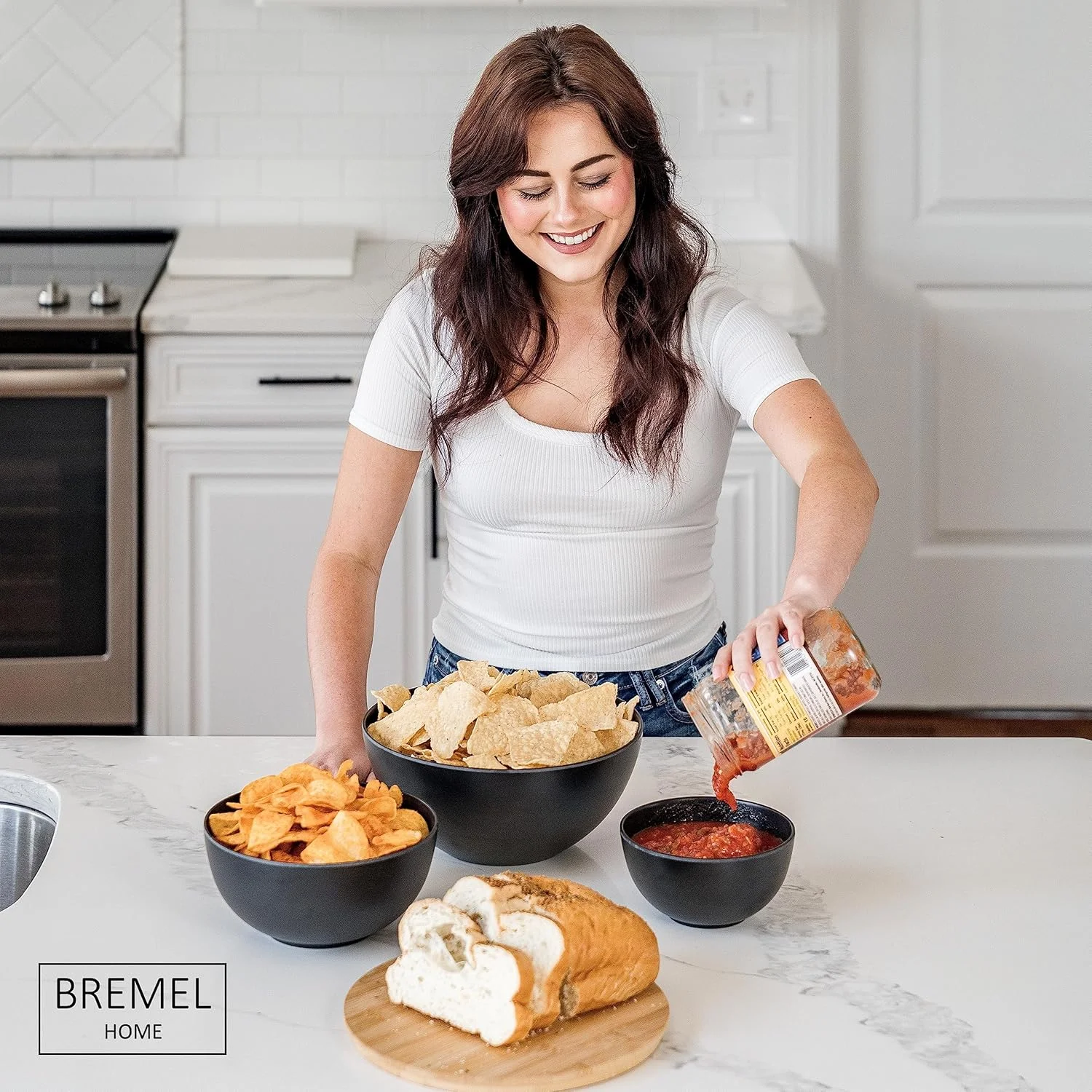 کاسه سالاد با درب - ست 3 تایی کاسه سالاد بزرگ با درب چوبی، کاسه مخلوط کن و ست نگهداری الیاف بامبو شبیه ملامین برای سرو سالاد، ست کاسه سرو سالاد برای پاستا، ذرت بو داده، چیپس، دیپ و نان کاسه سالاد با درب - ست 3 تایی کاسه سالاد بزرگ با درب چوبی، کاسه مخلوط کن و ست نگهداری الیاف بامبو شبیه ملامین برای سرو سالاد، ست کاسه سرو سالاد برای پاستا، ذرت بو داده، چیپس، دیپ و نان