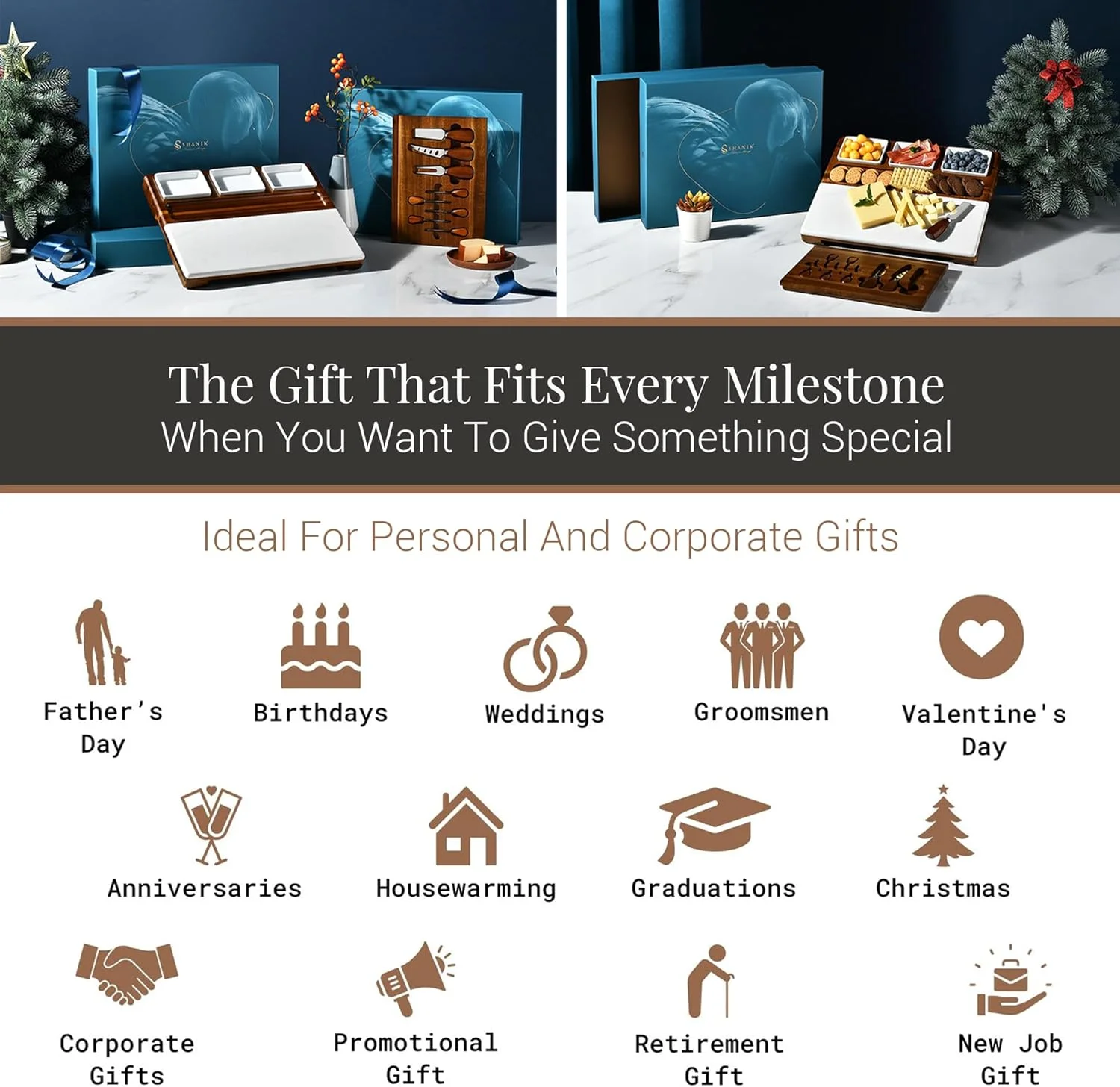 سینی سرو پنیر چوبی شانیک با سنگ مرمر، به همراه ۳ کاسه سرامیکی و ست کارد و چنگال استیل، مناسب پذیرایی و هدیه برای هر مناسبت (بدون حکاکی) سینی سرو پنیر چوبی شانیک با سنگ مرمر، به همراه ۳ کاسه سرامیکی و ست کارد و چنگال استیل، مناسب پذیرایی و هدیه برای هر مناسبت (بدون حکاکی)