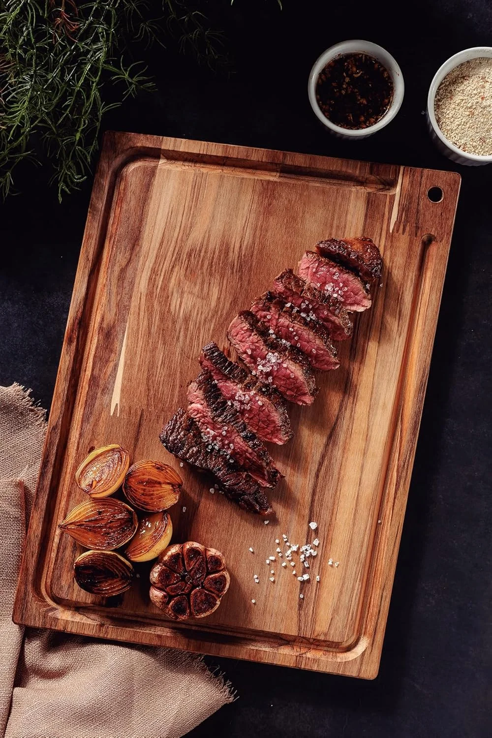 تخته برش مستطیلی چوبی ترامونتینا 33x20 سانتی متر با روکش طبیعی