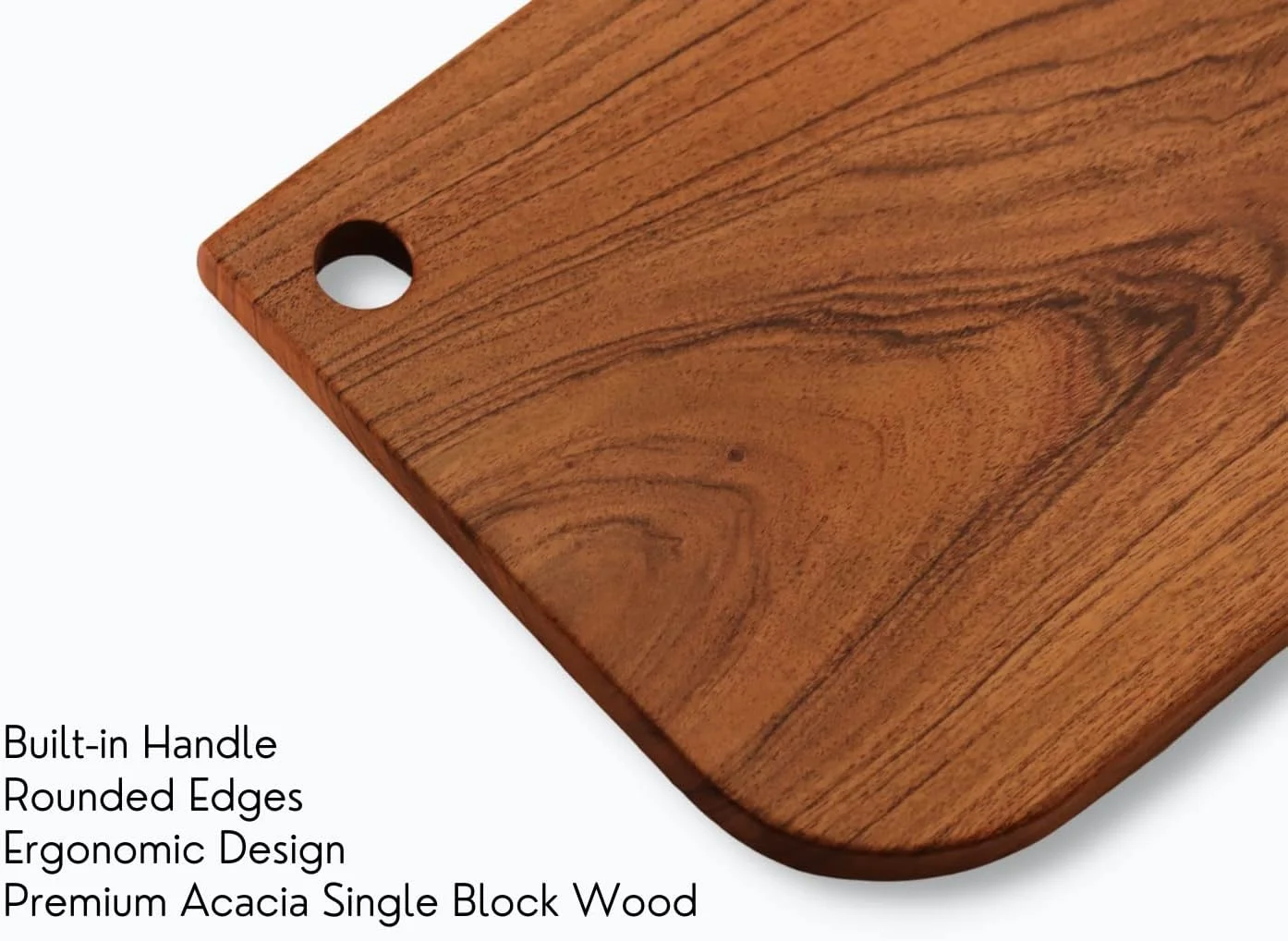 تخته برش چوبی تک بلوک وستا هومز برای سبزیجات، میوه ها و پنیر، چوب اقاقیا طبیعی، رنگ طبیعی، 33 X 21.5 X 1.5 سانتی متر، دست ساز، ساخت هند تخته برش چوبی تک بلوک وستا هومز برای سبزیجات، میوه ها و پنیر، چوب اقاقیا طبیعی، رنگ طبیعی، 33 X 21.5 X 1.5 سانتی متر، دست ساز، ساخت هند