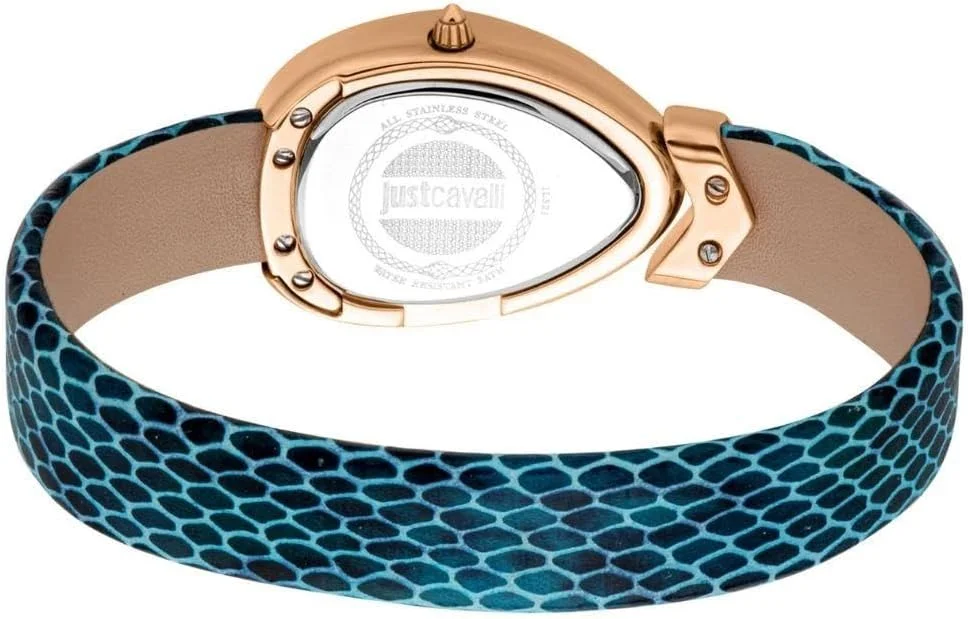 ساعت مچی زنانه جاست کاوالی مدل Signature Snake با بدنه استیل ضد زنگ و رنگ رزگلد - JC1L321M0055 ساعت مچی زنانه جاست کاوالی مدل Signature Snake با بدنه استیل ضد زنگ و رنگ رزگلد - JC1L321M0055