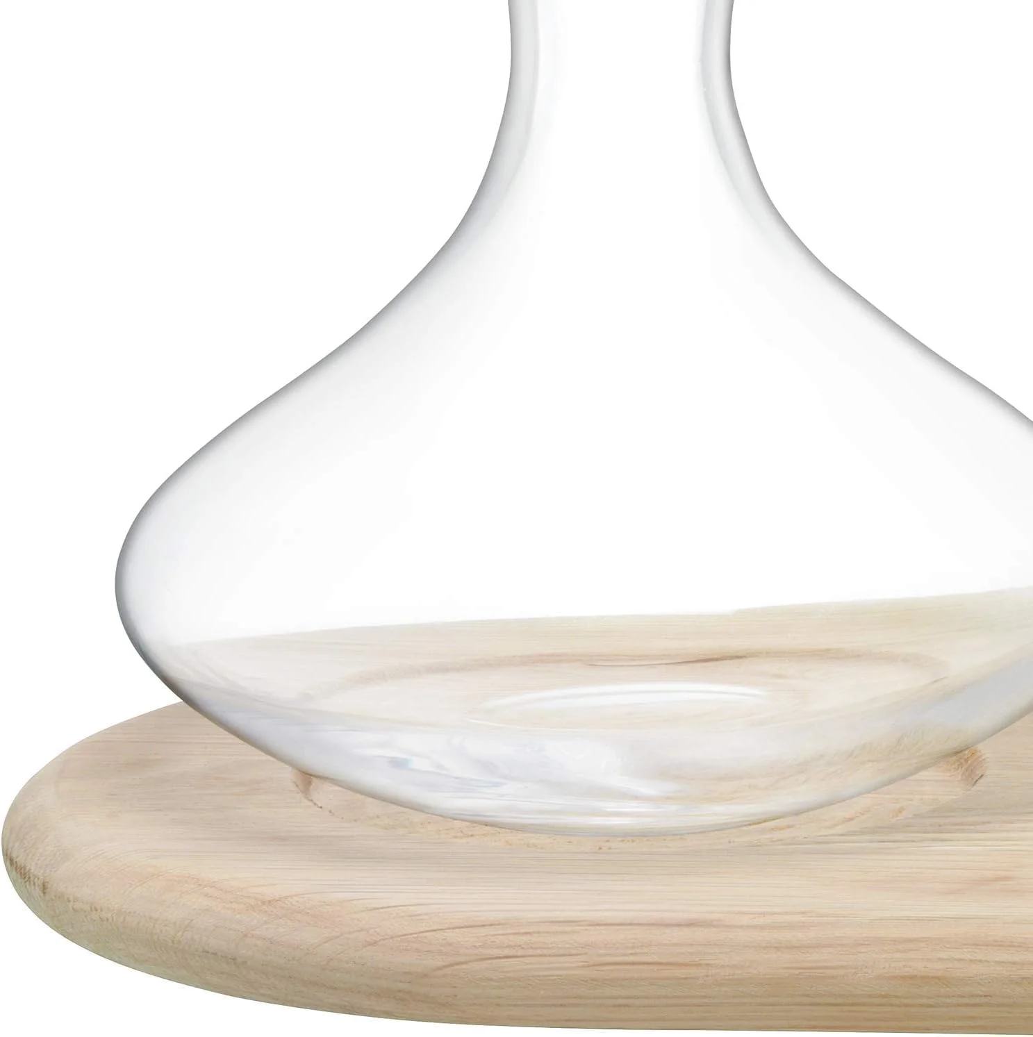 ست تنگ شراب و تخته پنیر چوبی B&S، 1.4 لیتر - دکانتر شیشه ای شیک با تخته سرو چوبی برای شراب، پنیر و پیش غذا، مناسب منزل ست تنگ شراب و تخته پنیر چوبی B&S، 1.4 لیتر - دکانتر شیشه ای شیک با تخته سرو چوبی برای شراب، پنیر و پیش غذا، مناسب منزل