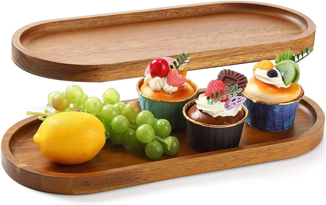 سینی سرو چوبی بزرگ 35x14 سانتیمتر، تخته سرو، بشقابهای چوبی بیضی شکل، سینی سرو چوبی، بشقاب شامپنیری پنیر مناسب دسر، اسنک، نان، میوه، پیش غذا (بسته 2 عددی) سینی سرو چوبی بزرگ 35x14 سانتیمتر، تخته سرو، بشقابهای چوبی بیضی شکل، سینی سرو چوبی، بشقاب شامپنیری پنیر مناسب دسر، اسنک، نان، میوه، پیش غذا (بسته 2 عددی)