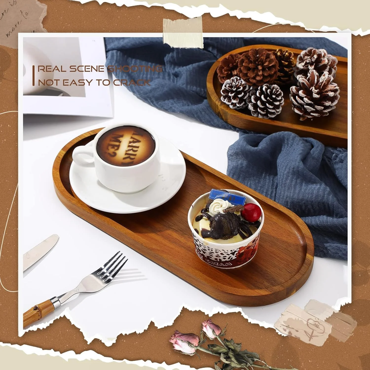 سینی سرو چوبی بزرگ 35x14 سانتیمتر، تخته سرو، بشقابهای چوبی بیضی شکل، سینی سرو چوبی، بشقاب شامپنیری پنیر مناسب دسر، اسنک، نان، میوه، پیش غذا (بسته 2 عددی) سینی سرو چوبی بزرگ 35x14 سانتیمتر، تخته سرو، بشقابهای چوبی بیضی شکل، سینی سرو چوبی، بشقاب شامپنیری پنیر مناسب دسر، اسنک، نان، میوه، پیش غذا (بسته 2 عددی)