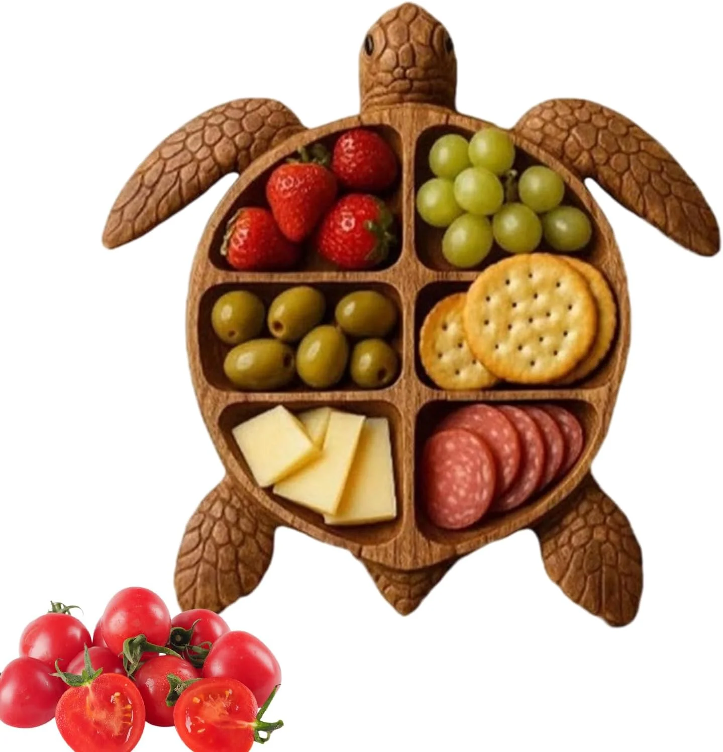 تخته سرو چوبی - سینی سرو طرح لاکپشت | بشقاب های چوبی سرو غذا، بشقاب تنقلات، دکور میز برای خانه، جشن خانه نو، تولد، عروسی تخته سرو چوبی - سینی سرو طرح لاکپشت | بشقاب های چوبی سرو غذا، بشقاب تنقلات، دکور میز برای خانه، جشن خانه نو، تولد، عروسی