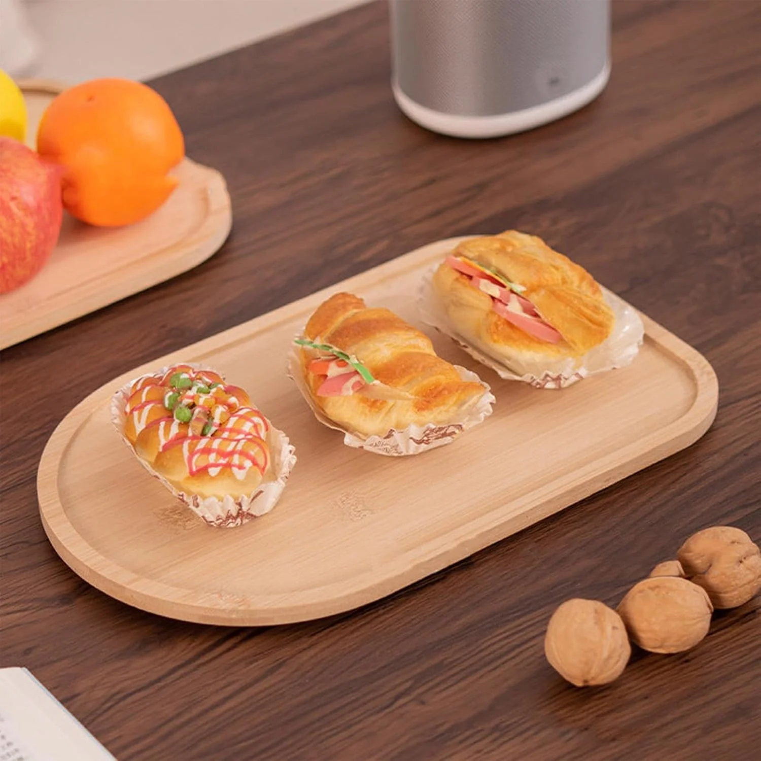 تخته سرو چوبی | سینی سرو تنقلات آشپزخانه - تخته های چوبی سینی سرو آشپزخانه برای شیرینی، غذای پخته شده، میوه ها، سبزیجات تخته سرو چوبی | سینی سرو تنقلات آشپزخانه - تخته های چوبی سینی سرو آشپزخانه برای شیرینی، غذای پخته شده، میوه ها، سبزیجات