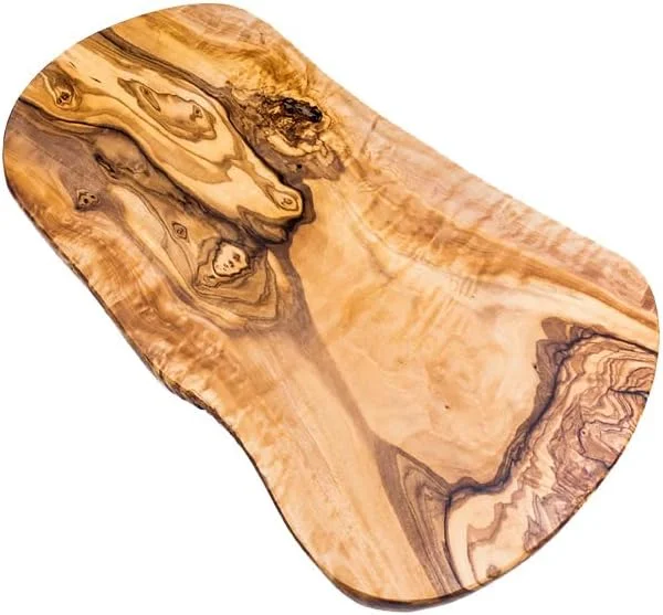 تخته برش بیضی چوبی - سبک روستیک - دست ساز از چوب زیتون - ایمن برای مواد غذایی - طبیعی (40 سانتی متر) تخته برش بیضی چوبی - سبک روستیک - دست ساز از چوب زیتون - ایمن برای مواد غذایی - طبیعی (40 سانتی متر)