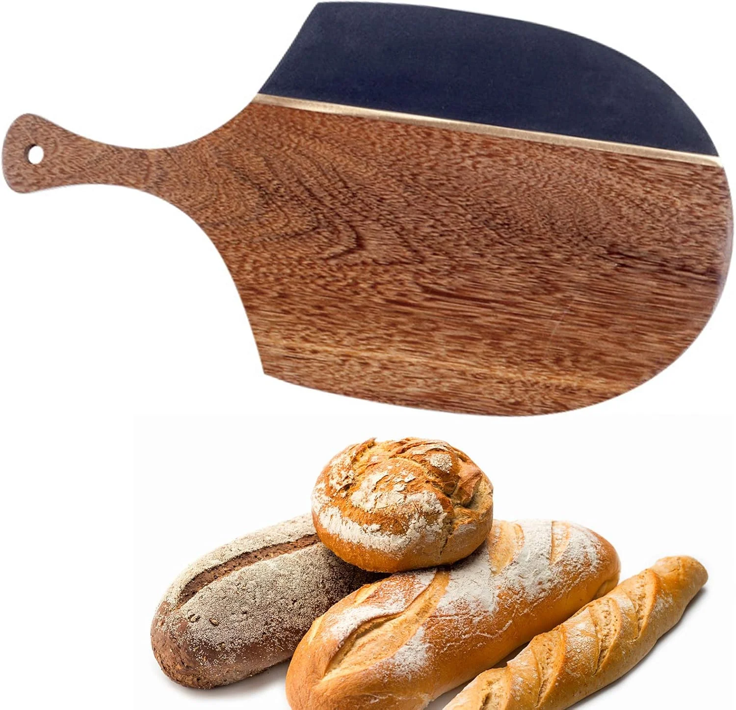 بشقاب چوبی نان، تخته سرو استیک، تخته برش پنیر چوبی با دسته بشقاب چوبی نان، تخته سرو استیک، تخته برش پنیر چوبی با دسته