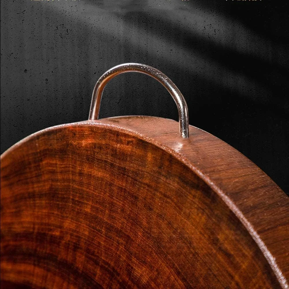 تخته برش چوبی گرد دست ساز 39 سانتی متر تخته برش چوبی گرد دست ساز 39 سانتی متر