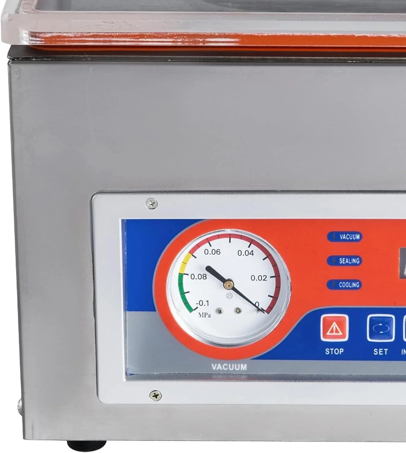 دستگاه بسته بندی وکیوم محفظه ای، دستگاه وکیوم مواد غذایی آشپزخانه تجاری با نرخ پمپاژ 30 میلی متر، دستگاه وکیوم مواد غذایی برای نگهداری مواد غذایی، استفاده خانگی و تجاری