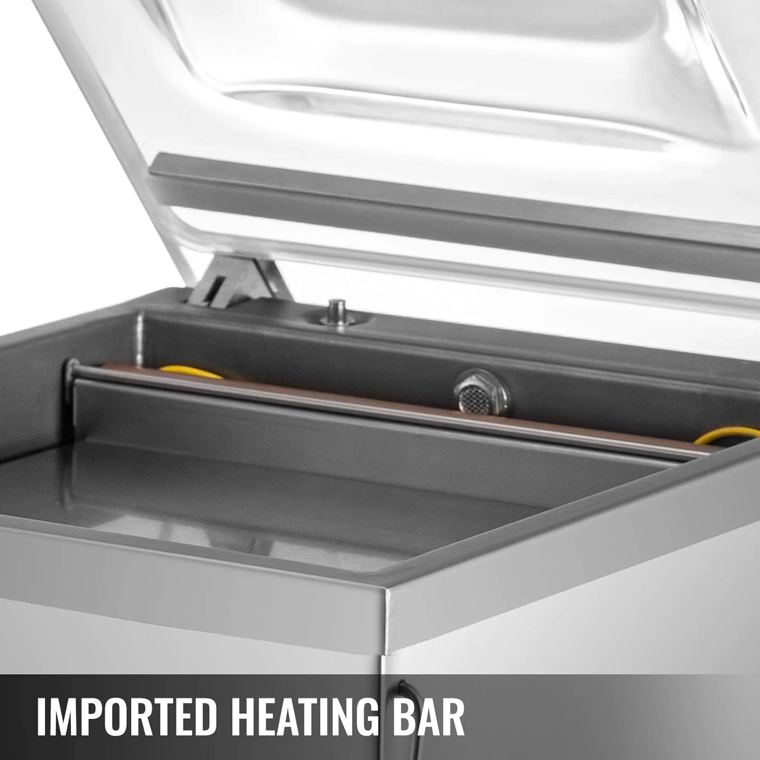 دستگاه بسته بندی وکیوم محفظه ای تجاری مدل DZ-260C، طول موثر آب بندی 31 سانتی متر، دستگاه بسته بندی مواد غذایی 180 وات