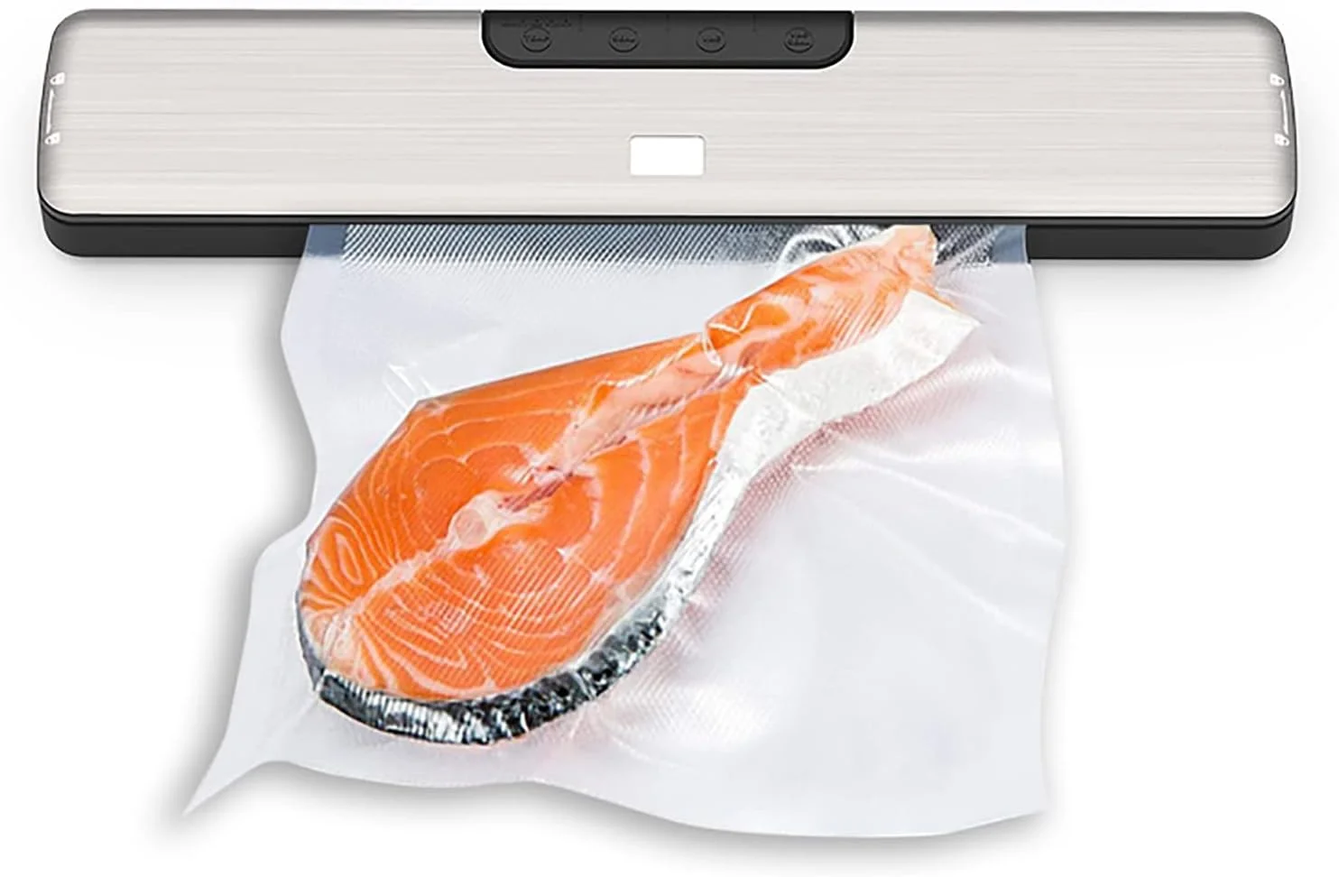 دستگاه وکیوم سیلر، دستگاه بسته بندی خودکار مواد غذایی، با حالت غذای خشک و مرطوب و 5 دمای قابل تنظیم، برای نگهداری مواد غذایی و پخت سو وید دستگاه وکیوم سیلر، دستگاه بسته بندی خودکار مواد غذایی، با حالت غذای خشک و مرطوب و 5 دمای قابل تنظیم، برای نگهداری مواد غذایی و پخت سو وید