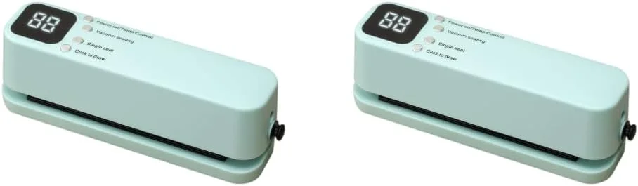 دستگاه وکیوم بی سیم کوچک، قابل شارژ با USB، دستگاه بسته بندی مواد غذایی دستی، دستگاه بسته بندی بی سیم جمع و جور برای نگهداری مواد غذایی و وسایل بادی