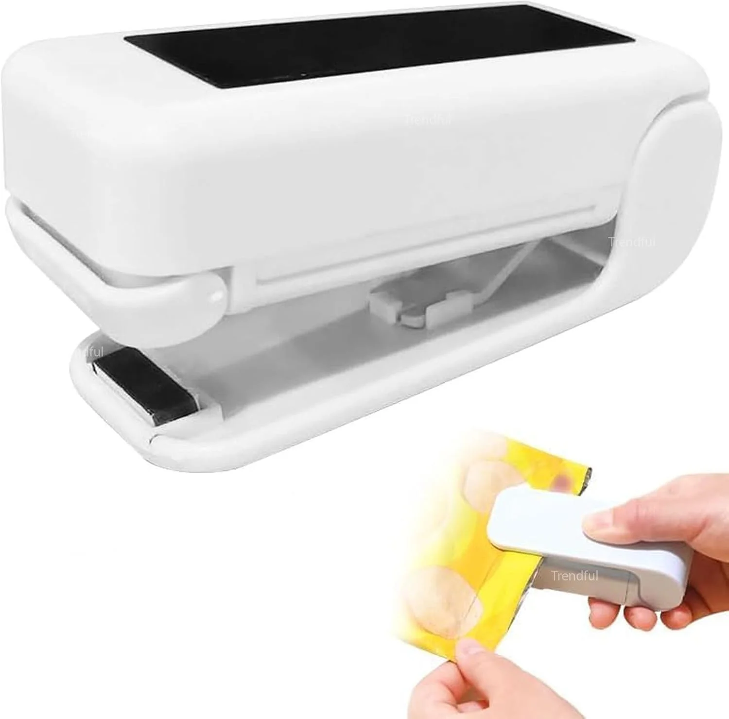 دستگاه پرس کیسه دستی ترندفول، دستگاه کوچک و قابل حمل برای بستن کیسه‌های پلاستیکی، نگهداری مواد غذایی، تنقلات و حفظ تازگی