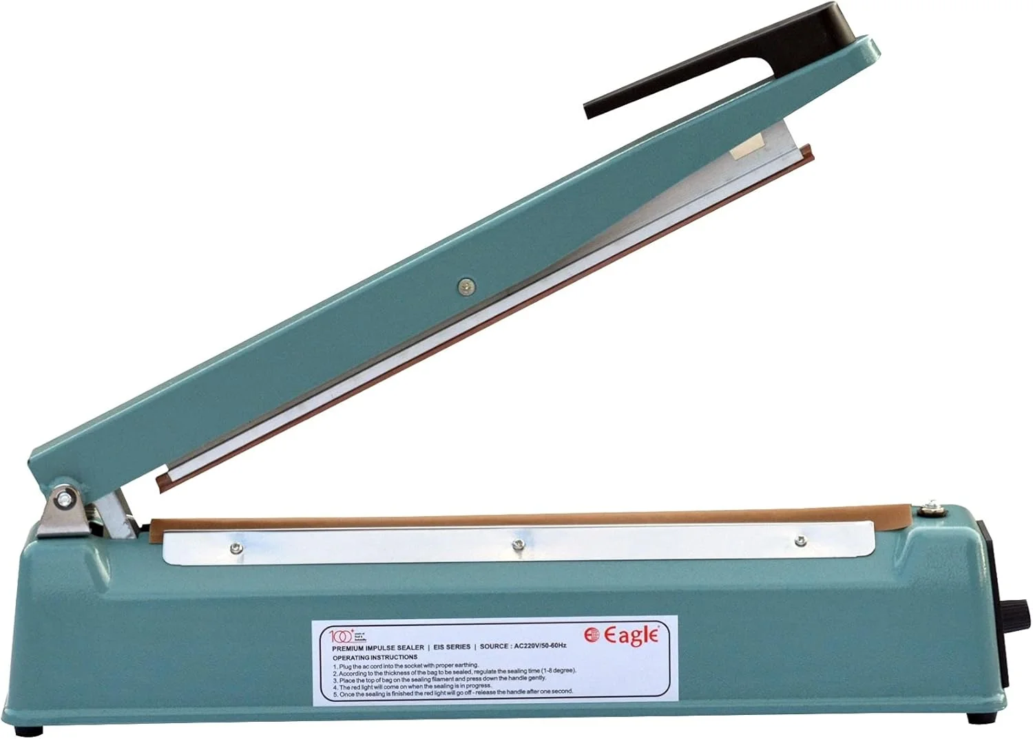 دستگاه بسته بندی حرارتی 300 میلی متری سری Eagle EIS، پلی اتیلن، بسته، دستگاه پلمپ کیسه پلاستیکی برای بسته بندی، دستگاه بسته بندی، پلمپ 300 میلی متر، 12 اینچ (بدون صدای بوق، آبی)