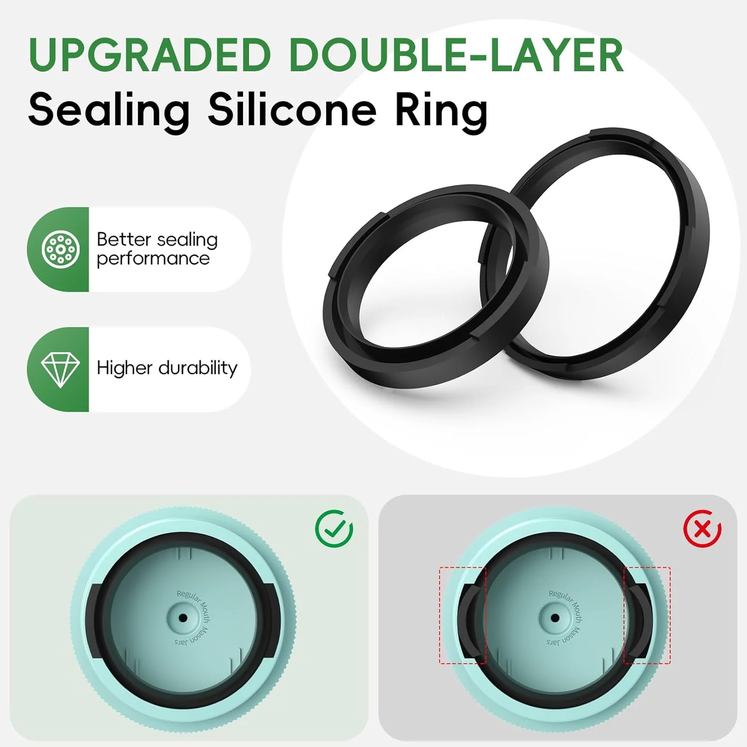 ست دستگاه وکیوم درب شیشه ای، دستگاه برقی برای درب های شیشه ای دهانه پهن و معمولی، دستگاه وکیوم شیشه ای، دستگاه وکیوم اتوماتیک برای نگهداری مواد غذایی - سبزآبی سِلادون