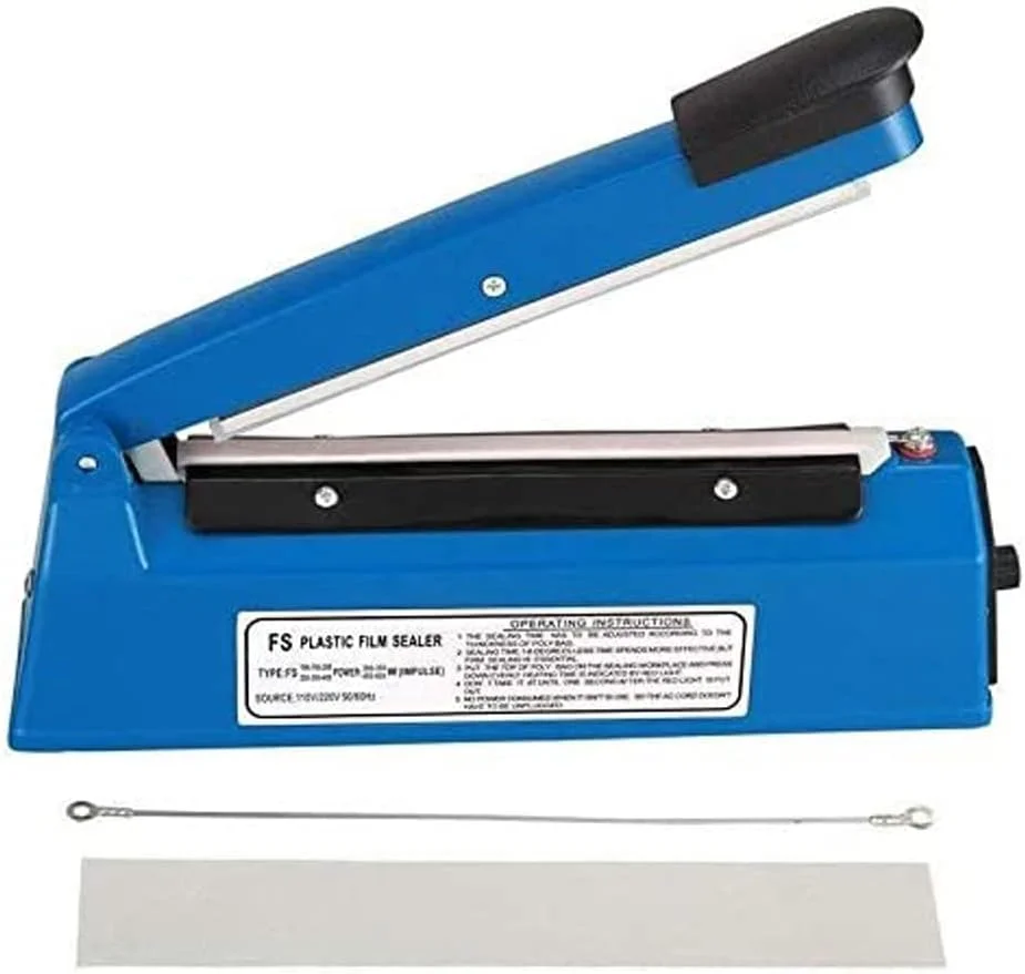 دستگاه پرس حرارتی دستی SHOWAY برای بسته بندی پلاستیکی، مناسب برای بسته بندی کیسه های پلاستیکی در آشپزخانه (20 سانتی متر)