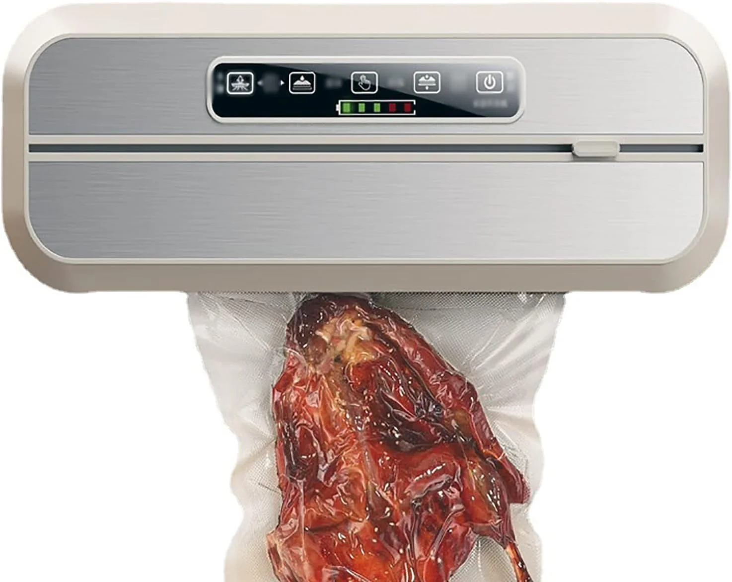 دستگاه وکیوم سیلر اریکات، سیلر غذای تمام اتوماتیک 60Kpa با تیغه کشویی داخلی و مهر و موم فوق عریض 320 میلی متری، عملکرد لمسی هوشمند و حالت های غذای خشک و مرطوب، برای تمام نیازهای نگهداری مواد غذایی