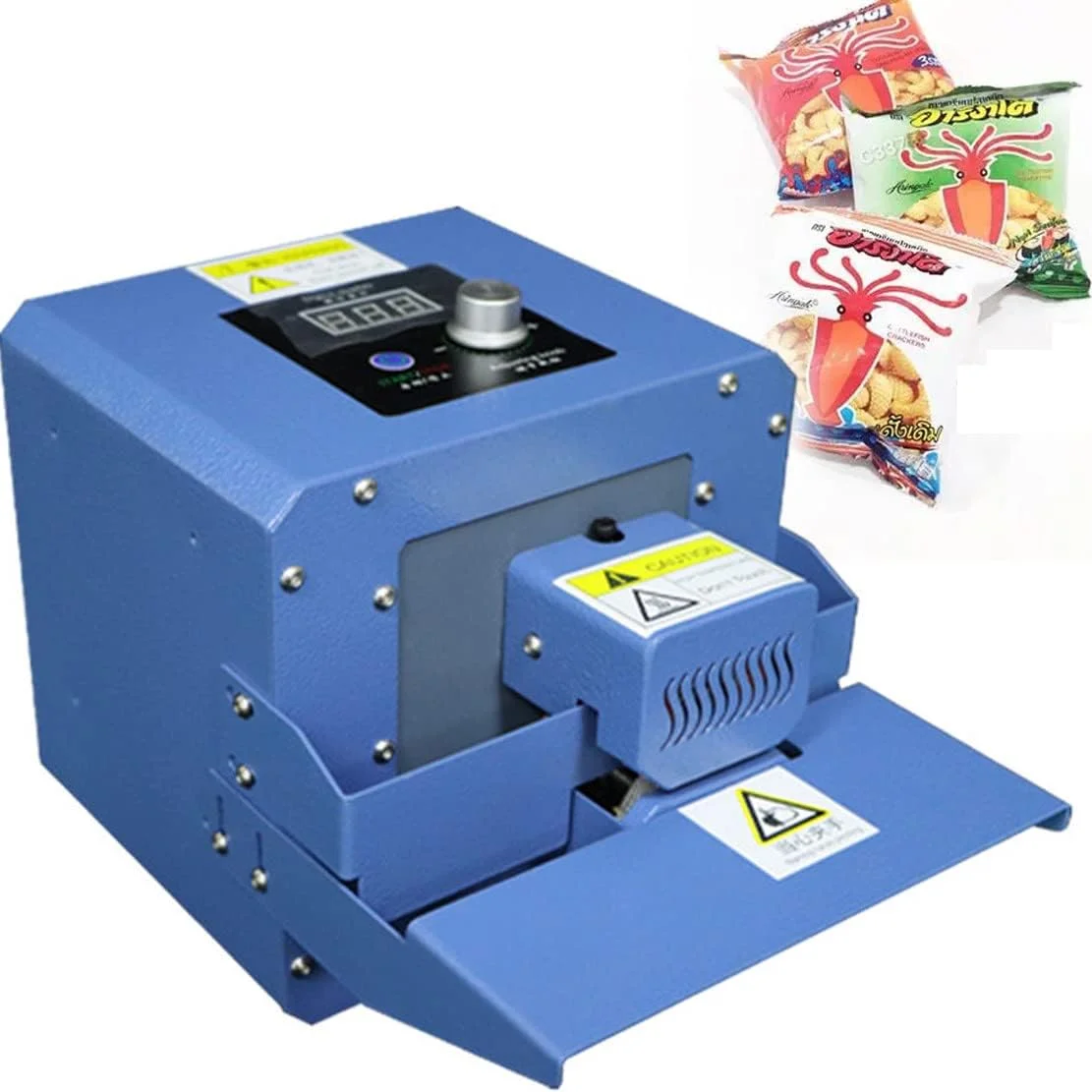 دستگاه پرس حرارتی پلاستیک GFSuwqj، دستگاه بسته بندی و وکیوم مواد غذایی، ابزار بسته بندی خودکار مواد غذایی برای کیسه های PVC، فیلم ها، کیسه فویل و کیسه کاغذی کرافت