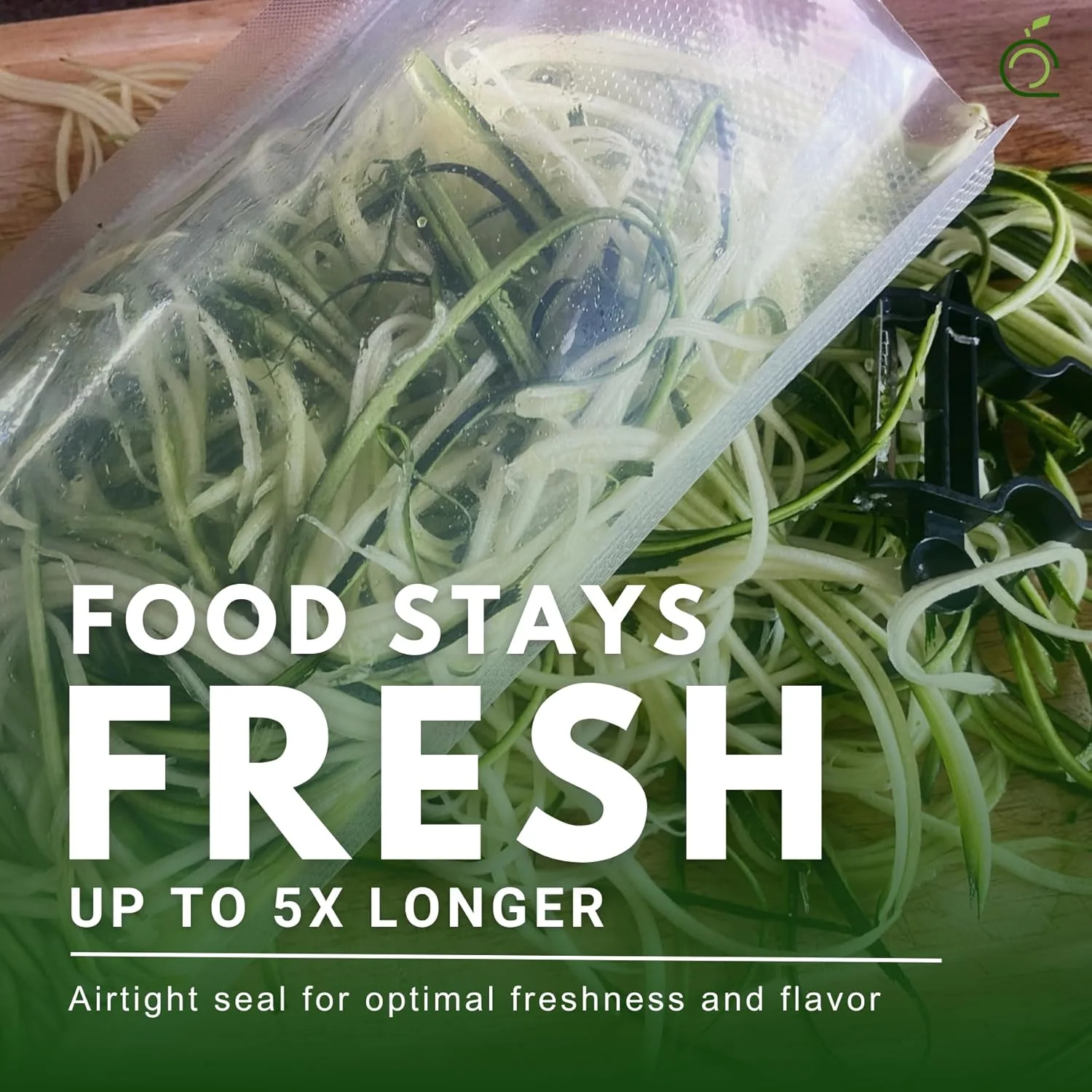 FoodVacBags بسته 2 عددی رول 11X50 کیسه های وکیوم سیلر 4 میل بافت دار درجه تجاری برای Sous Vide و Foodsaver