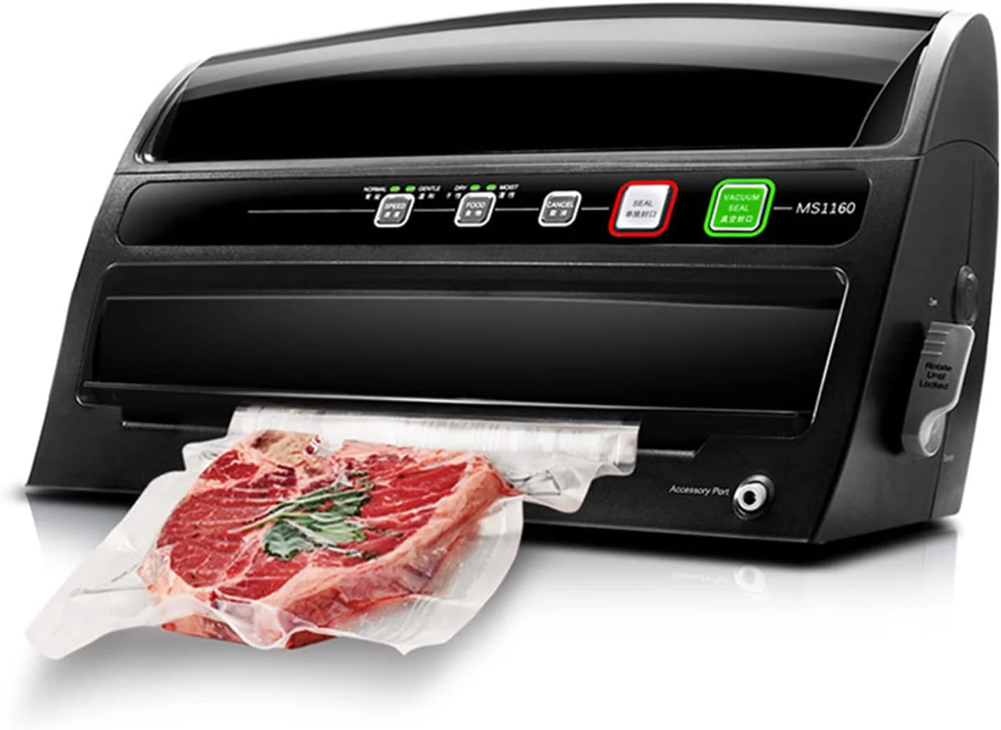 دستگاه وکیوم سیلر برای نگهداری و بسته بندی مواد غذایی خشک، وکیوم و مهر و موم برای بسته بندی مواد غذایی، دستگاه بسته بندی خانگی سیستم هوابندی