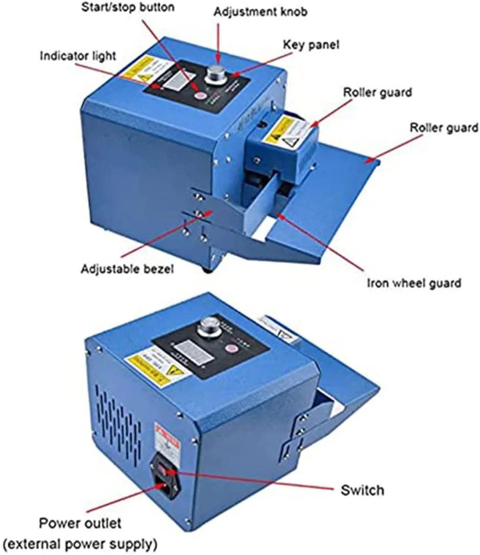 دستگاه پلمپ کیسه پلاستیکی GFSuwqj 300W، دستگاه بسته بندی و پلمپ مداوم اتوماتیک برای کیسه های پلاستیکی PP و مایلار