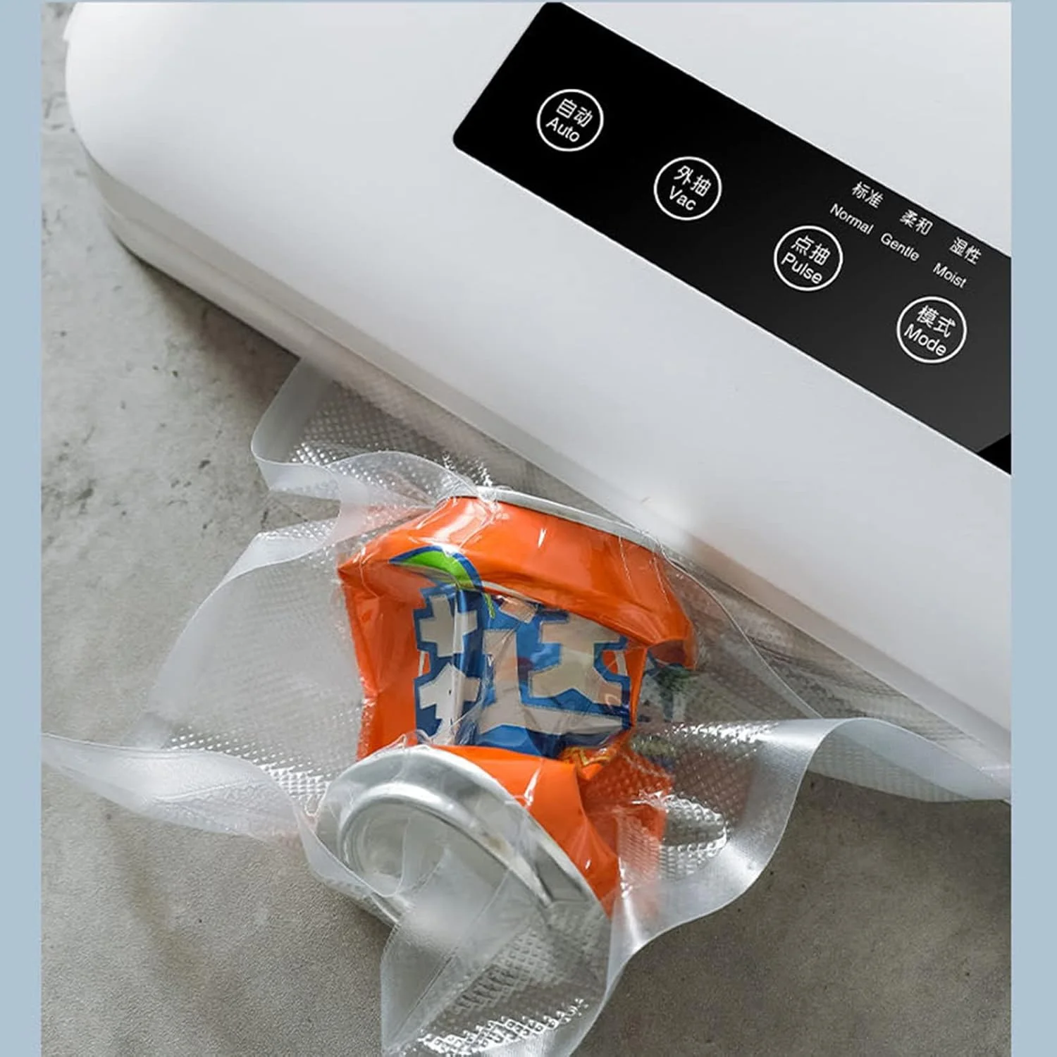 دستگاه وکیوم سیلر اتوماتیک برای نگهداری مواد غذایی به همراه کیت استارتر، حالت های خشک و مرطوب، سیستم قدرتمند تخلیه هوا، طراحی جمع و جور، کیسه کاغذی، هدیه برای مادر و همسر