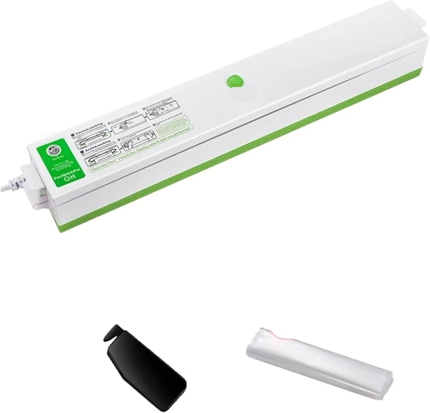 دستگاه وکیوم بسته بندی مواد غذایی GZDcjsc، دستگاه دیگازور وکیوم، موتور وکیوم برای محصولات، دستگاه پلاستیک پرس، نگهدارنده مواد غذایی تازه، پمپ وکیوم، کاربری آسان و نگهداری راحت (رنگ: سبز-2عدد-20 سانتی متر، S