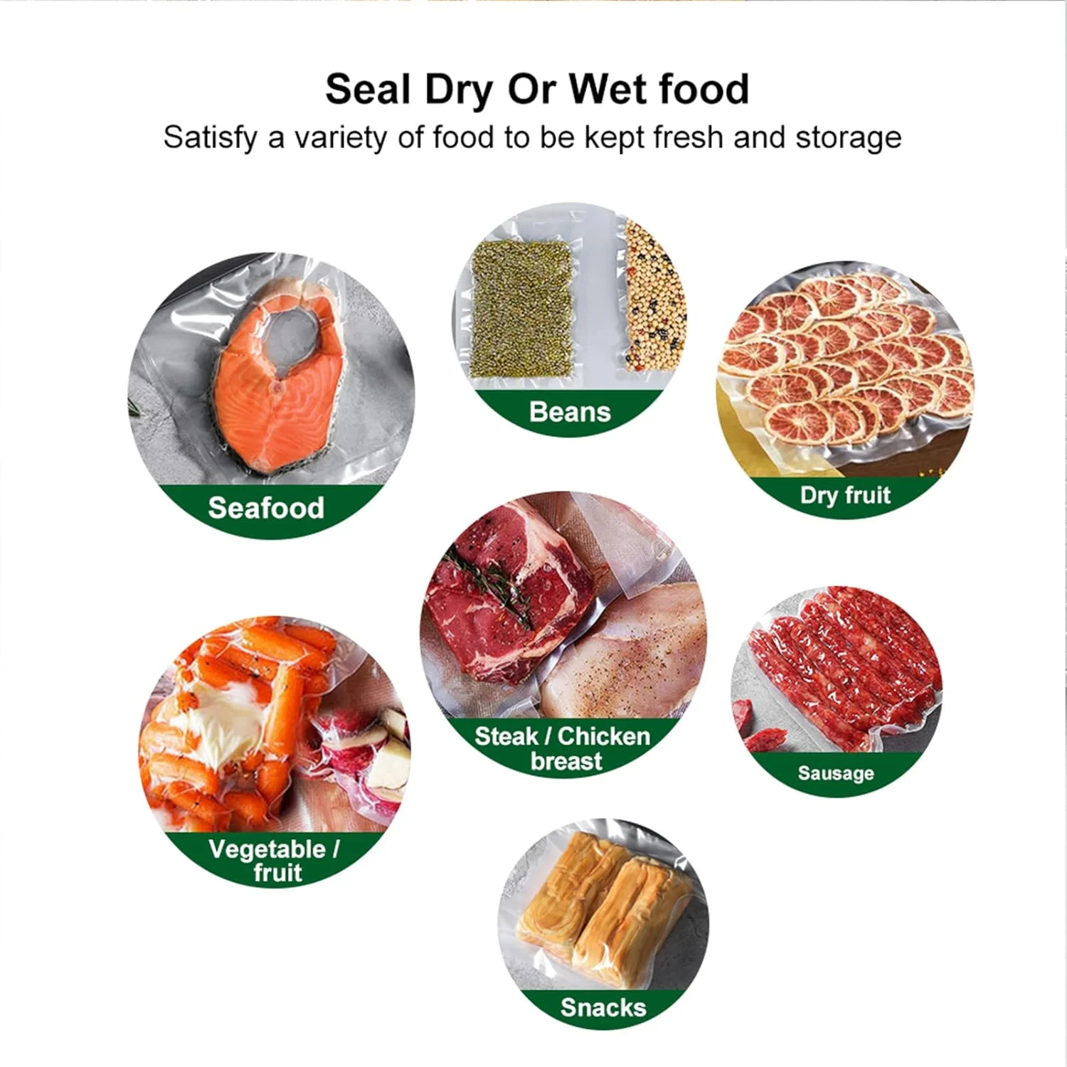 دستگاه وکیوم بسته بندی مواد غذایی GZDtdsd به همراه کیسه های مخصوص و لوازم جانبی، دستگاه بسته بندی اتوماتیک برای نگهداری مواد غذایی، سبک و دارای دکمه تک لمسی برای وکیوم/پرس، مناسب برای نگهداری مواد غذایی خشک و مرطوب (رنگ: سفید) دستگاه وکیوم بسته بندی مواد غذایی GZDtdsd به همراه کیسه های مخصوص و لوازم جانبی، دستگاه بسته بندی اتوماتیک برای نگهداری مواد غذایی، سبک و دارای دکمه تک لمسی برای وکیوم/پرس، مناسب برای نگهداری مواد غذایی خشک و مرطوب (رنگ: سفید)