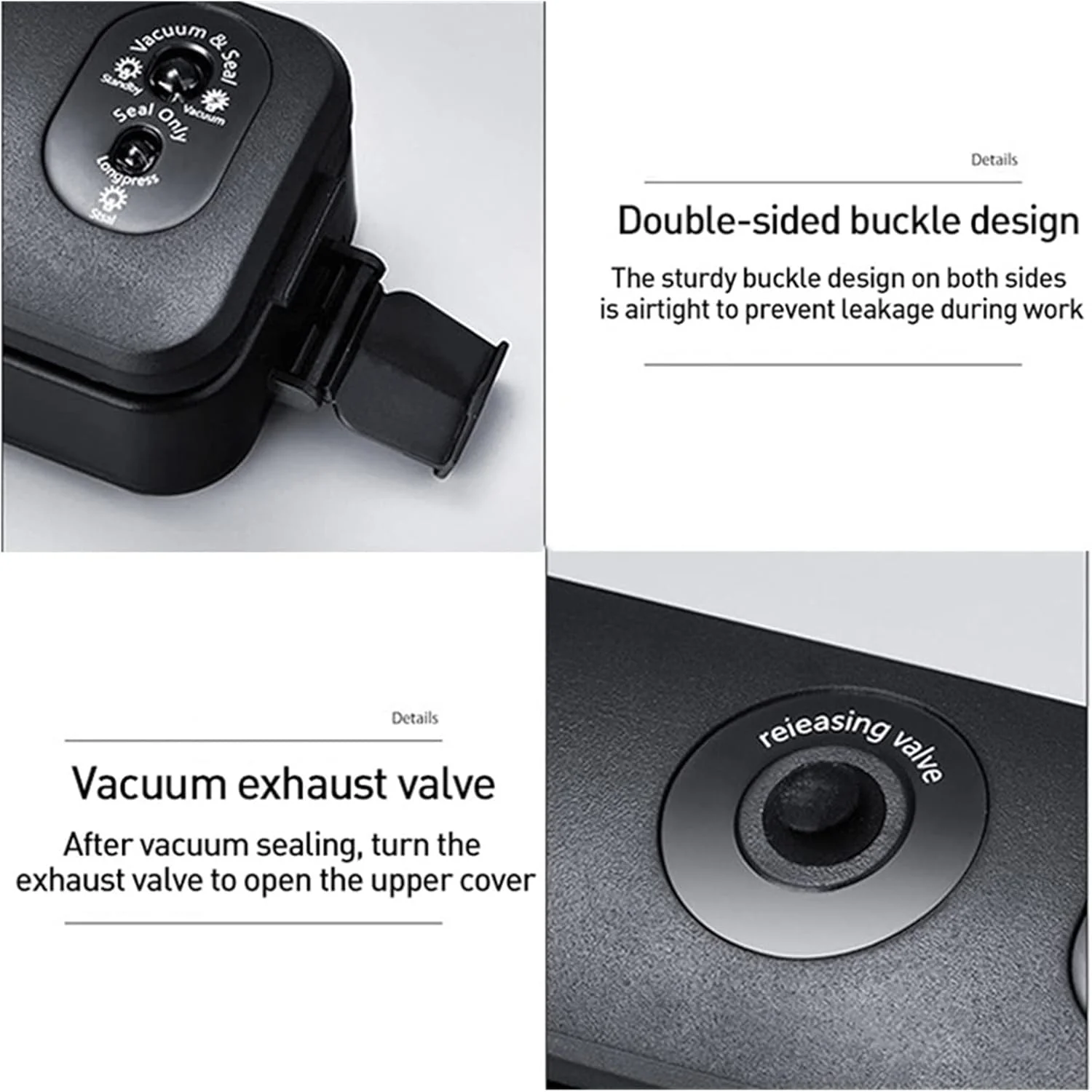 دستگاه وکیوم بسته بندی مواد غذایی برقی، دستگاه پلمپ وکیوم، دستگاه پلمپ هوای اتوماتیک تجاری خانگی با 10 کیسه وکیوم، آشپزخانه آسان برای کنترل و نگهداری