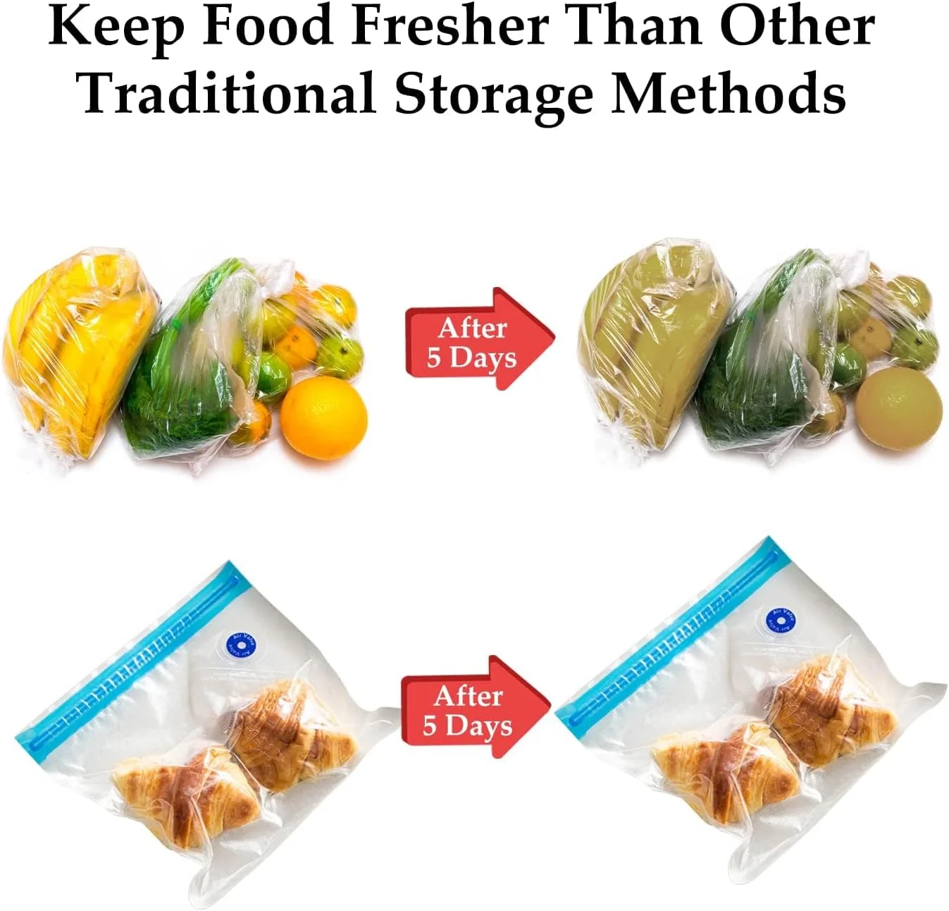 دستگاه وکیوم سیلر دستی، مجموعه 7 عددی وکیوم سیلر برقی قابل حمل برای مواد غذایی، استخراج هوا و باد کردن، پمپ وکیوم قابل شارژ، برای نگهداری مواد غذایی و پخت و پز به روش سو وید