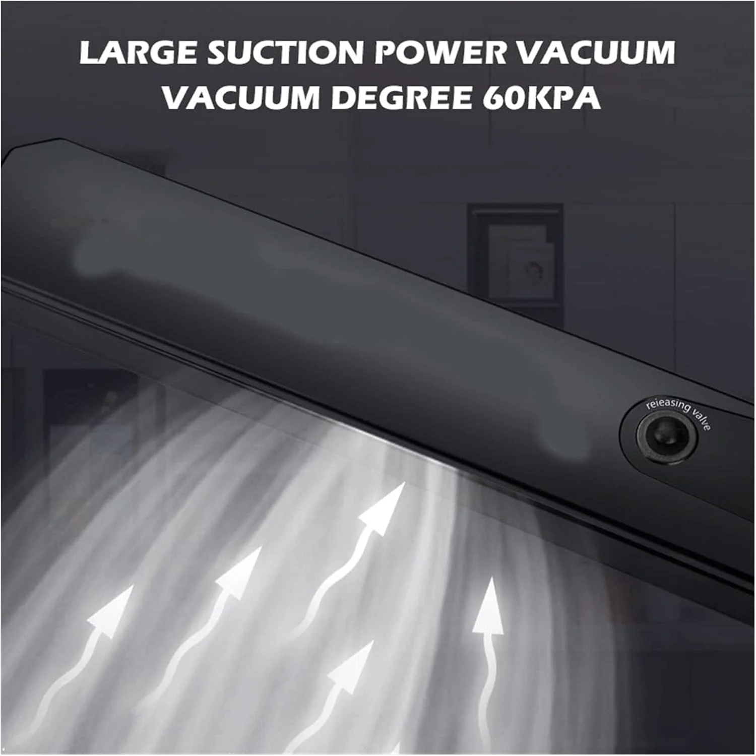 دستگاه وکیوم بسته بندی مواد غذایی، مناسب برای نگهداری مواد غذایی و بسته بندی با کیسه های وکیوم. کاربری آسان و نگهداری راحت