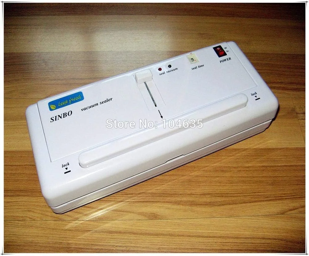 دستگاه وکیوم بسته بندی مواد غذایی De Hanoi - ارسال رایگان با DHL/FEDEX/EMS! دستگاه بسته بندی پلاستیکی وکیوم خانگی SINBO DZ-280 برای میوه، سبزیجات و مواد غذایی (220 ولت)