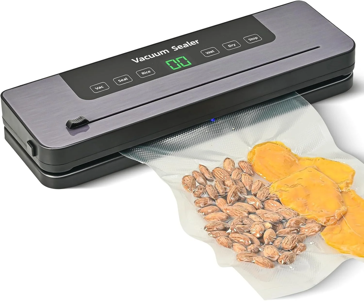 دستگاه وکیوم سیلر KASTWAVE، سیستم سیلینگ جمع و جور، سیلر غذای مکش قوی قابل حمل، دارای برشگر، کاربری آسان، مناسب برای افراد میانسال و سالمند