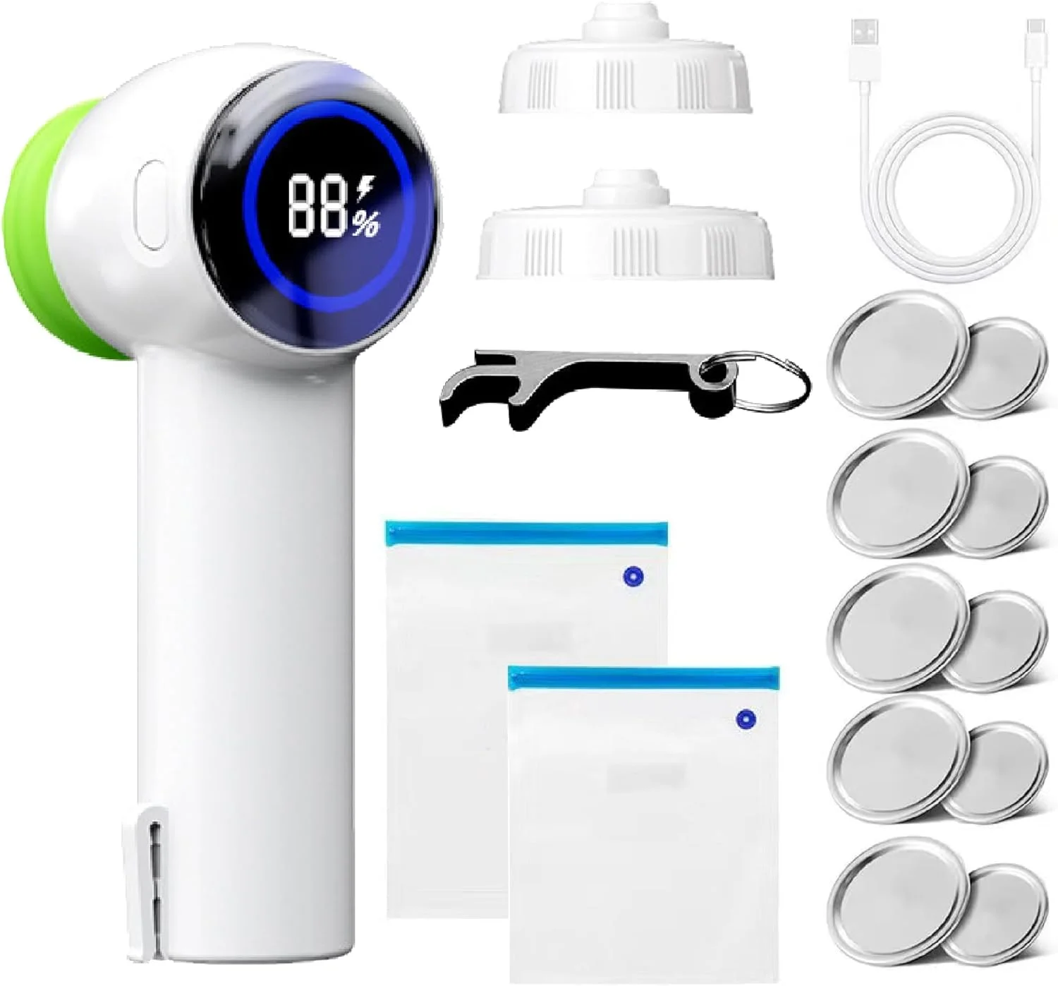 دستگاه وکیوم نالاکال - مناسب برای شیشه های دهان گشاد و معمولی، دستگاه وکیوم برای نگهداری مواد غذایی