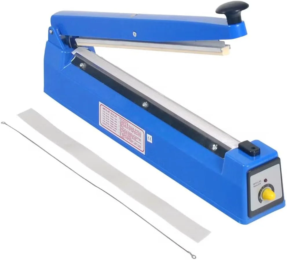 دستگاه پرس حرارتی دستی PFS-250 - دستگاه بسته بندی کیسه ای 20 سانتی متری برای کیسه های پلی اتیلن/پلی پروپیلن، نگهداری مواد غذایی و بسته بندی